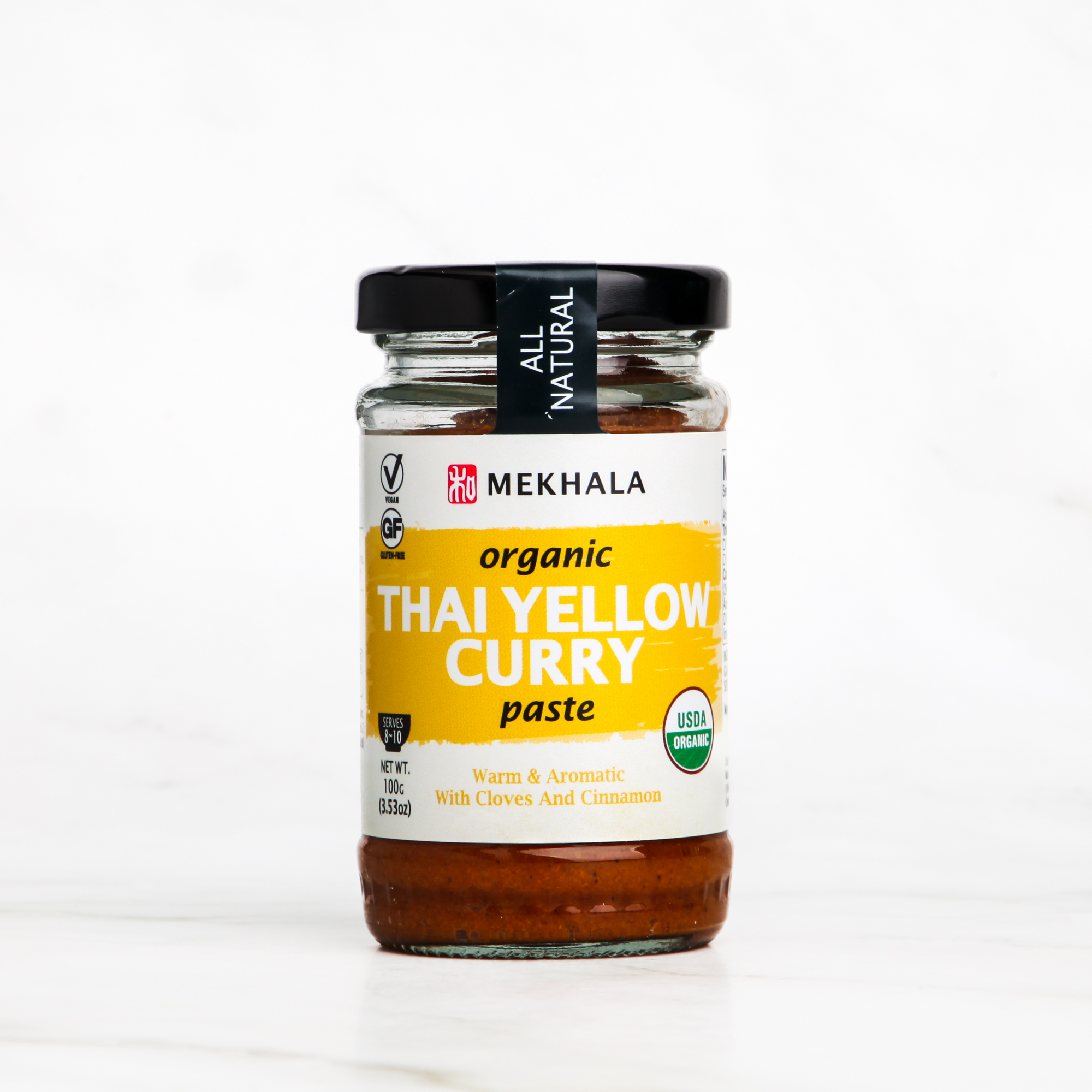 Organic Thai Yellow Curry Paste - Mekhala
