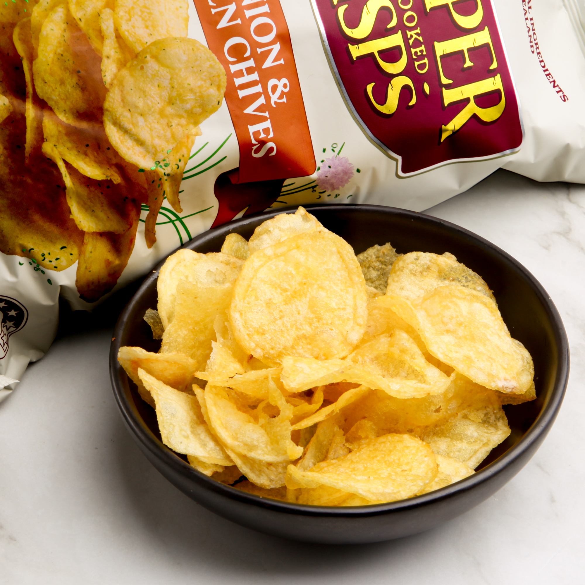 Onion w/ Green Chives - Proper Crisps