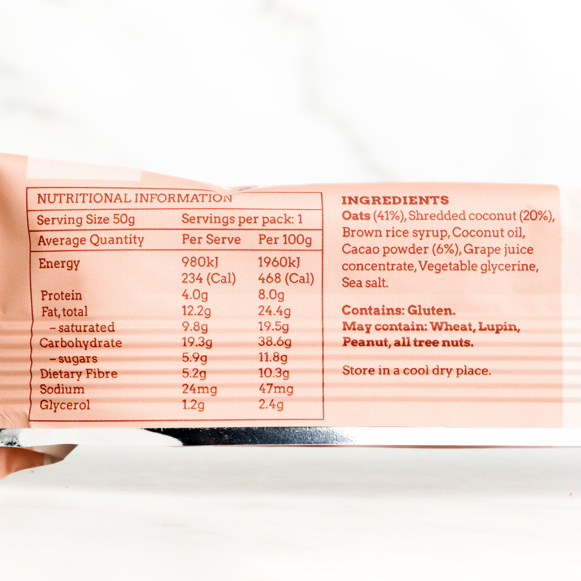 Cacao-conuts Goodness Bar - Isaac's Snacks
