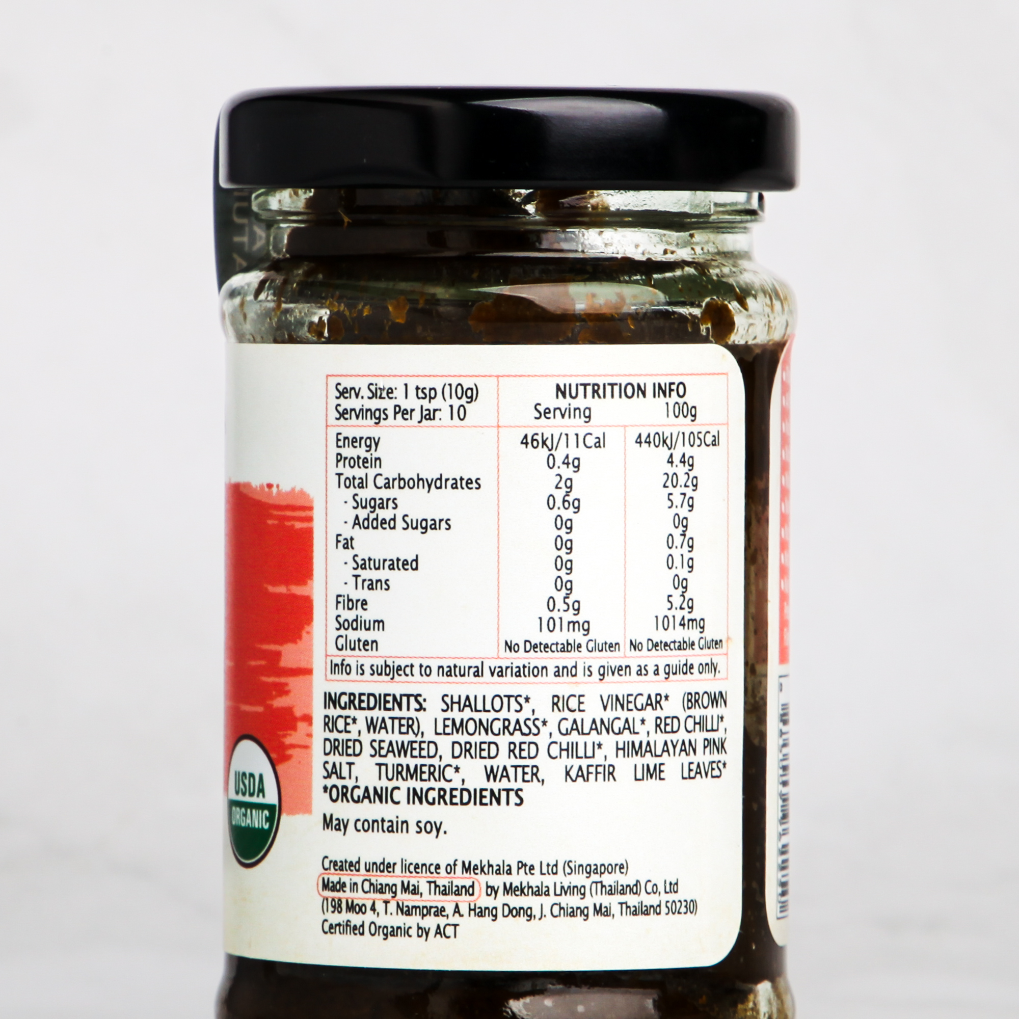 Organic Vegan Laksa Paste - Mekhala