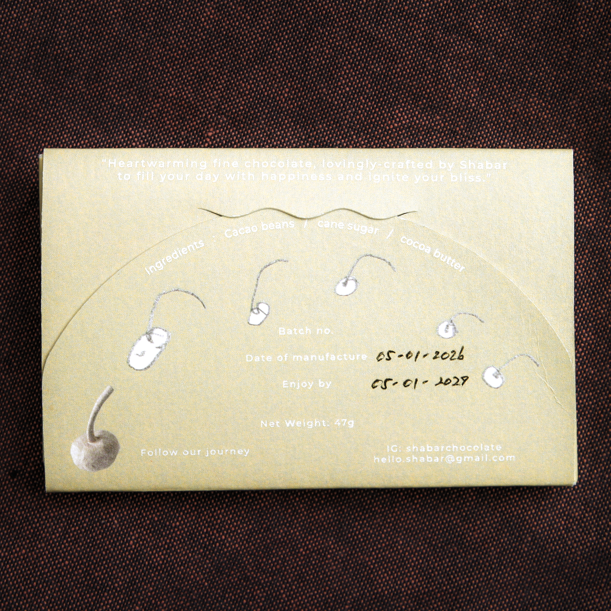 Single-Origin Crafted Chocolate 80% - SHABAR