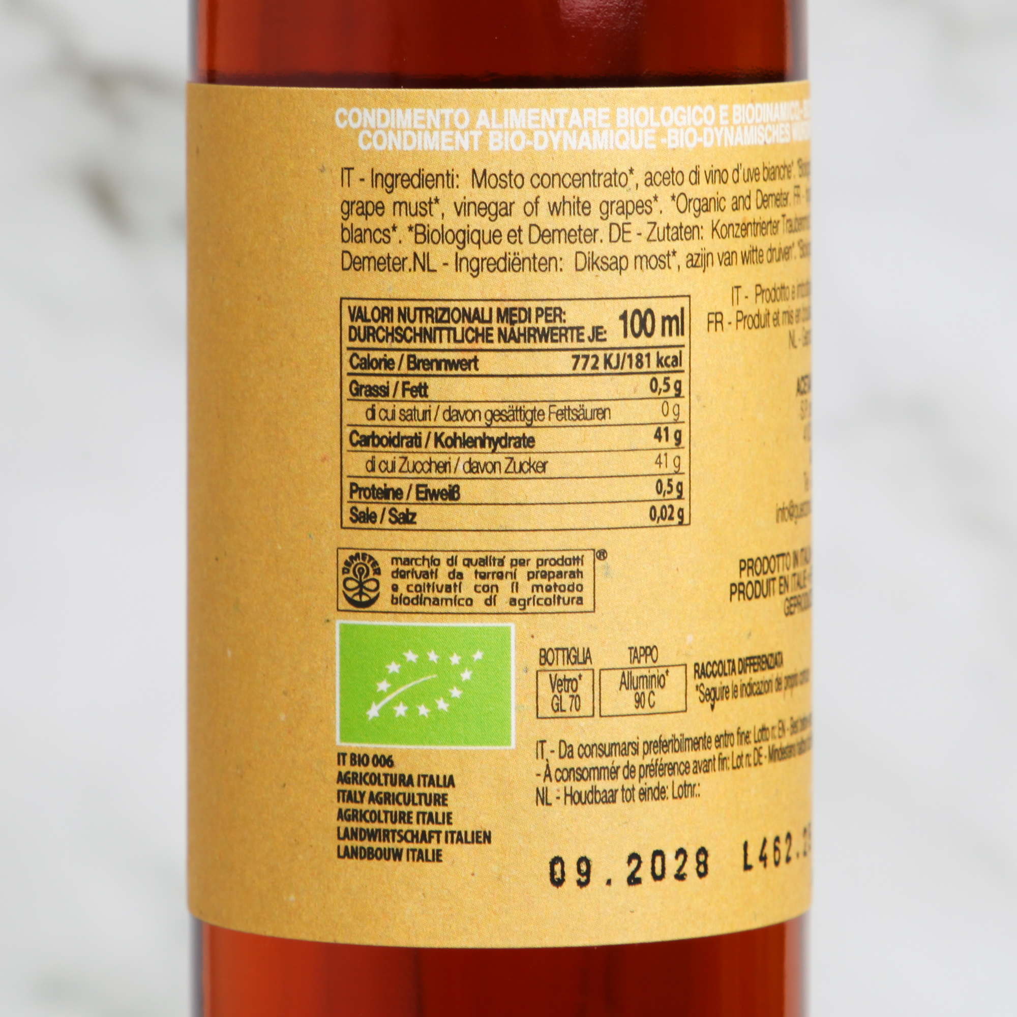 White Balsamic Vinegar Condiment - Guerzoni