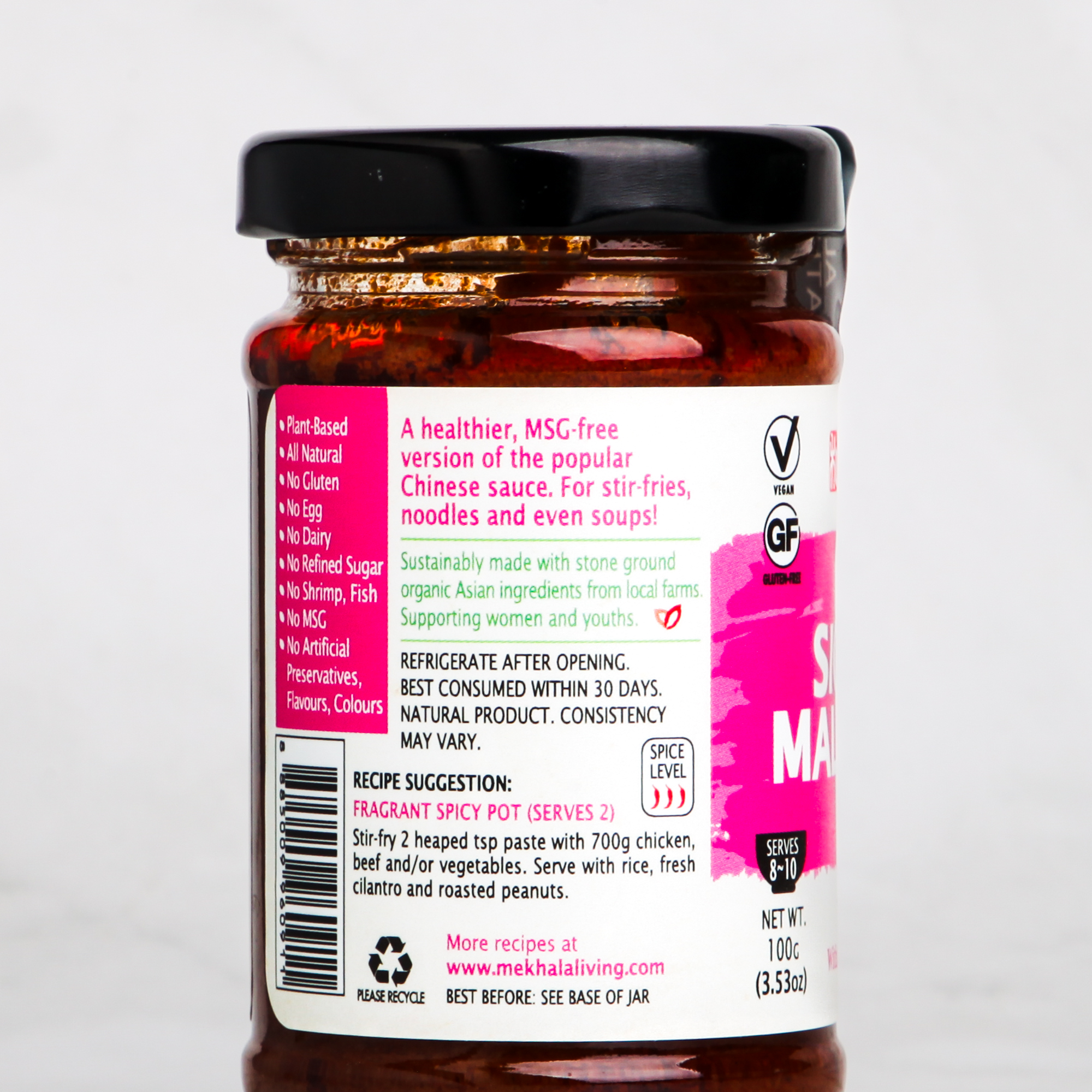 Organic Sichuan Mala Chilli Paste - Mekhala
