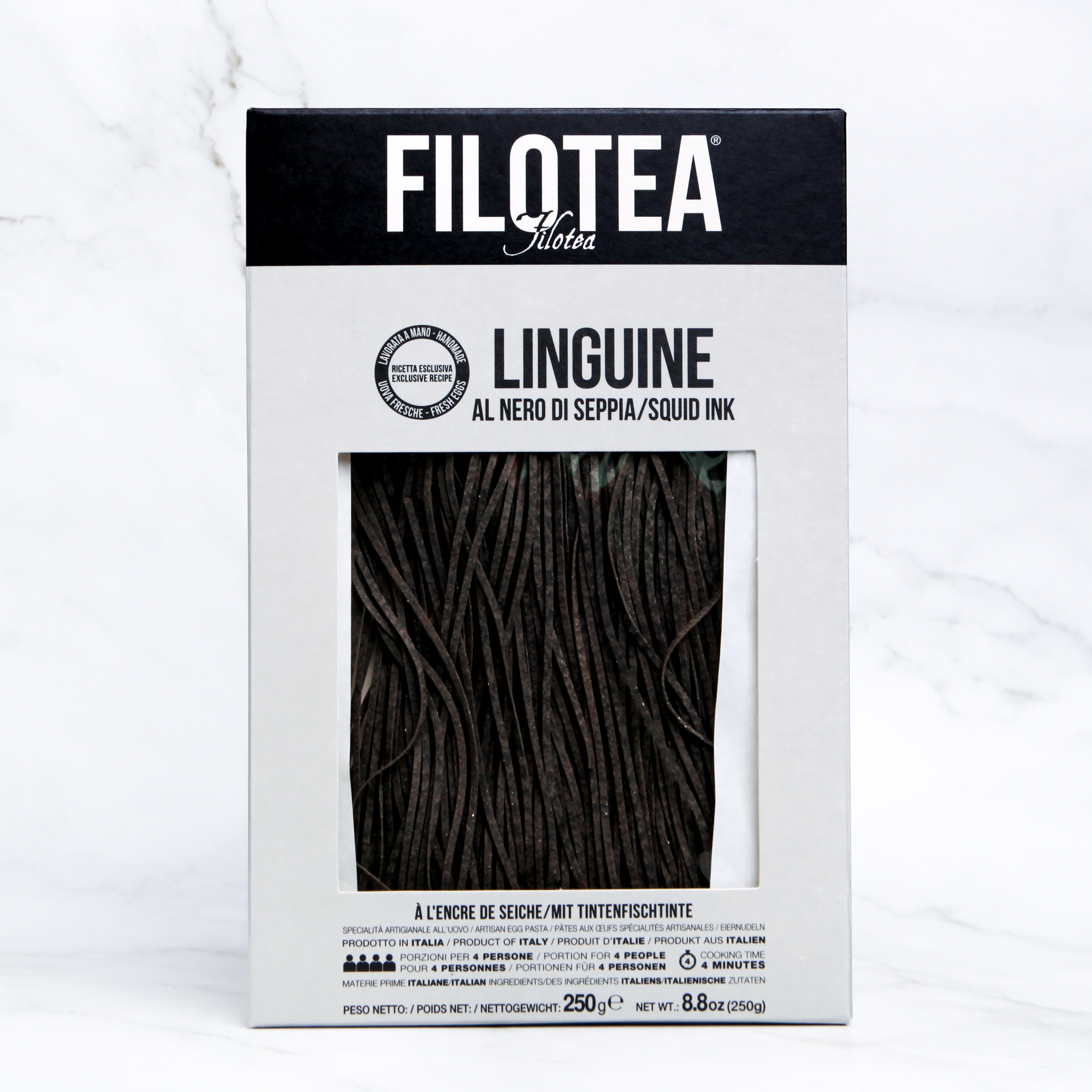 Linguine al Nero di Seppia - Filotea