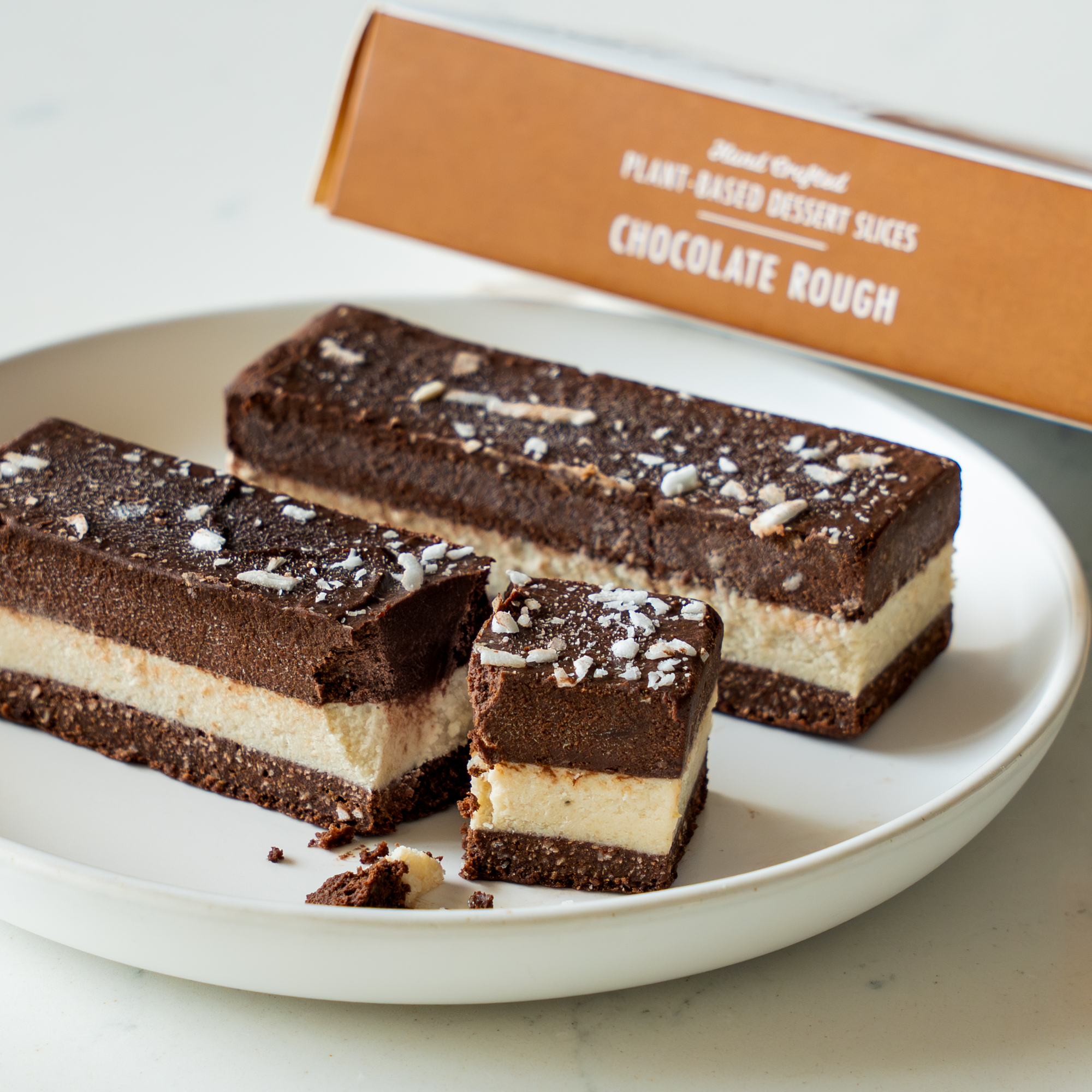 Dessert Slices Chocolate Rough - The Damn Good Food Co