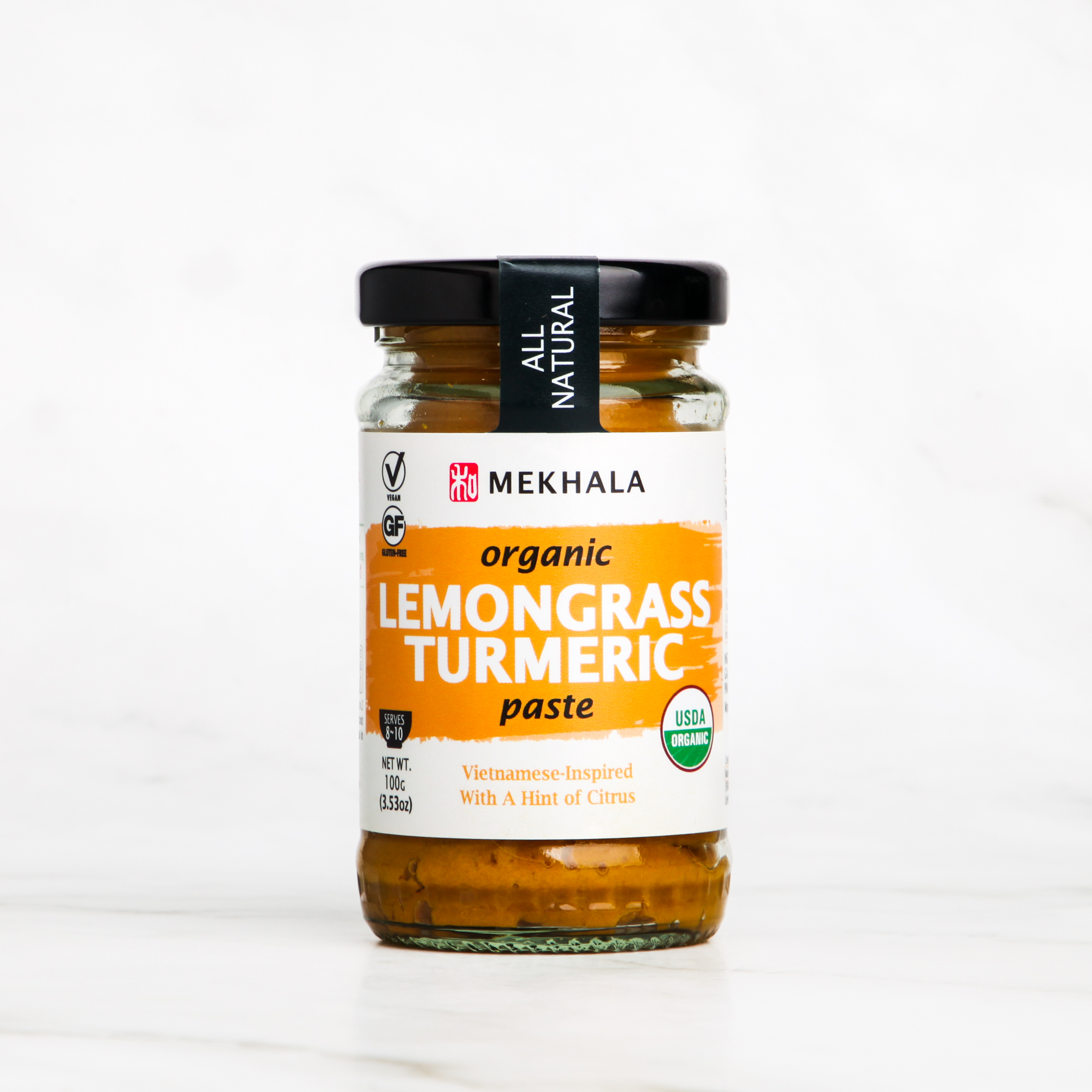 Organic Lemongrass Turmeric Paste - Mekhala