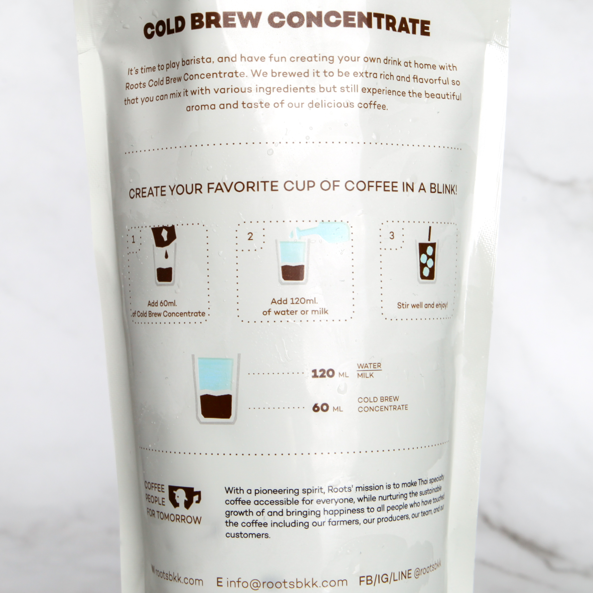 Roots Concentrated Cold Brew Coffee (blend)