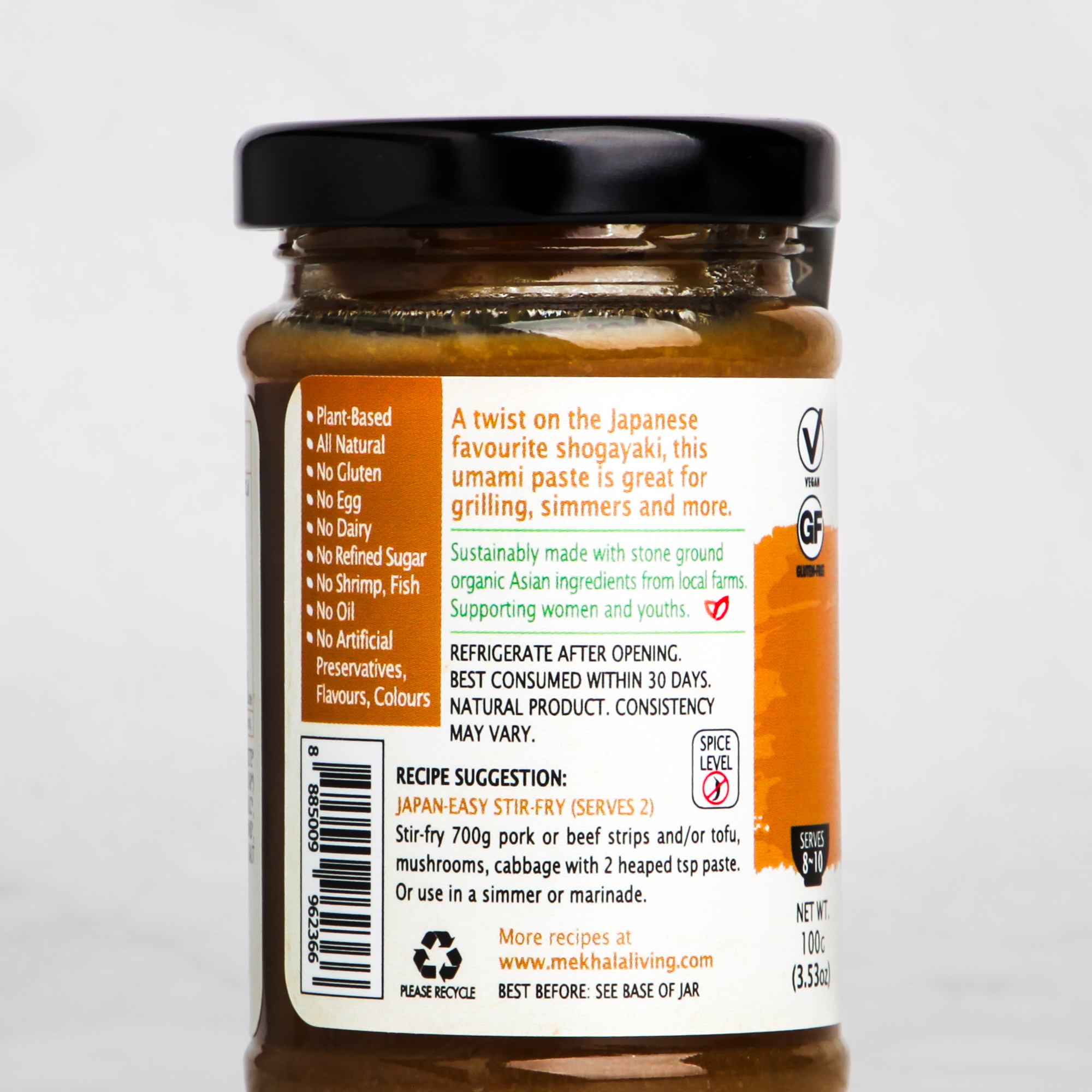 Organic Miso Ginger Paste - Mekhala