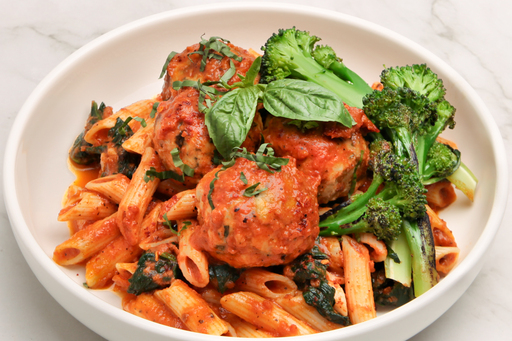 Marry me chicken meatballs & Durum Penne