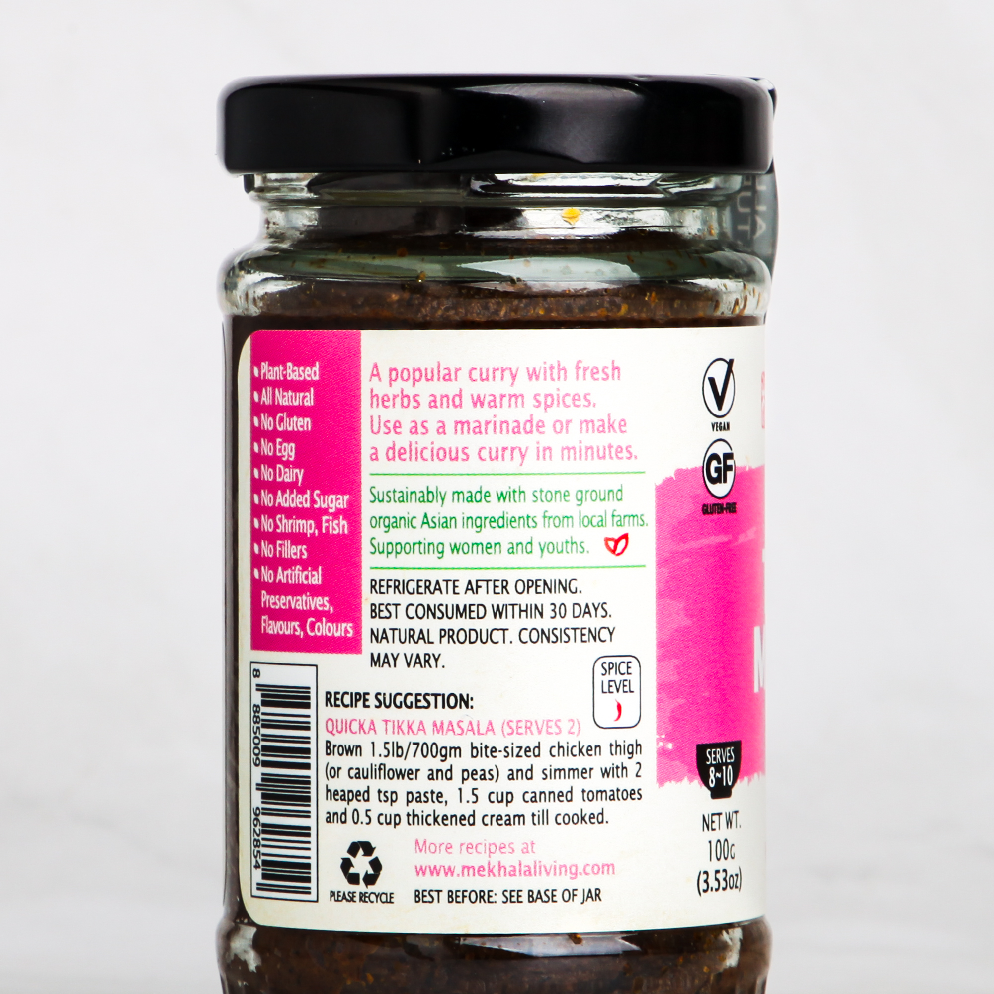 Organic Tikka Masala Paste - Mekhala