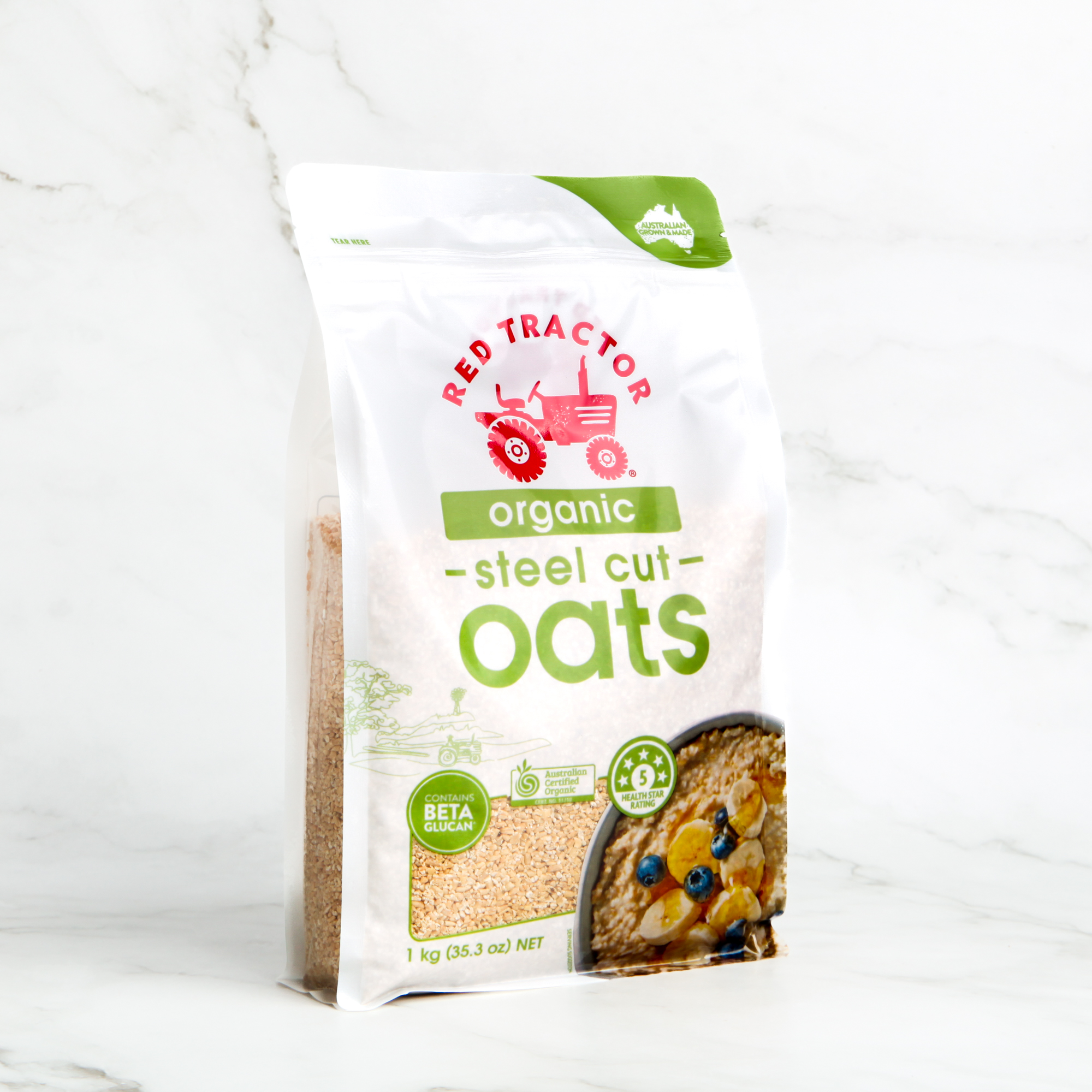 Organic Steel Cut Oats - Red Tractor