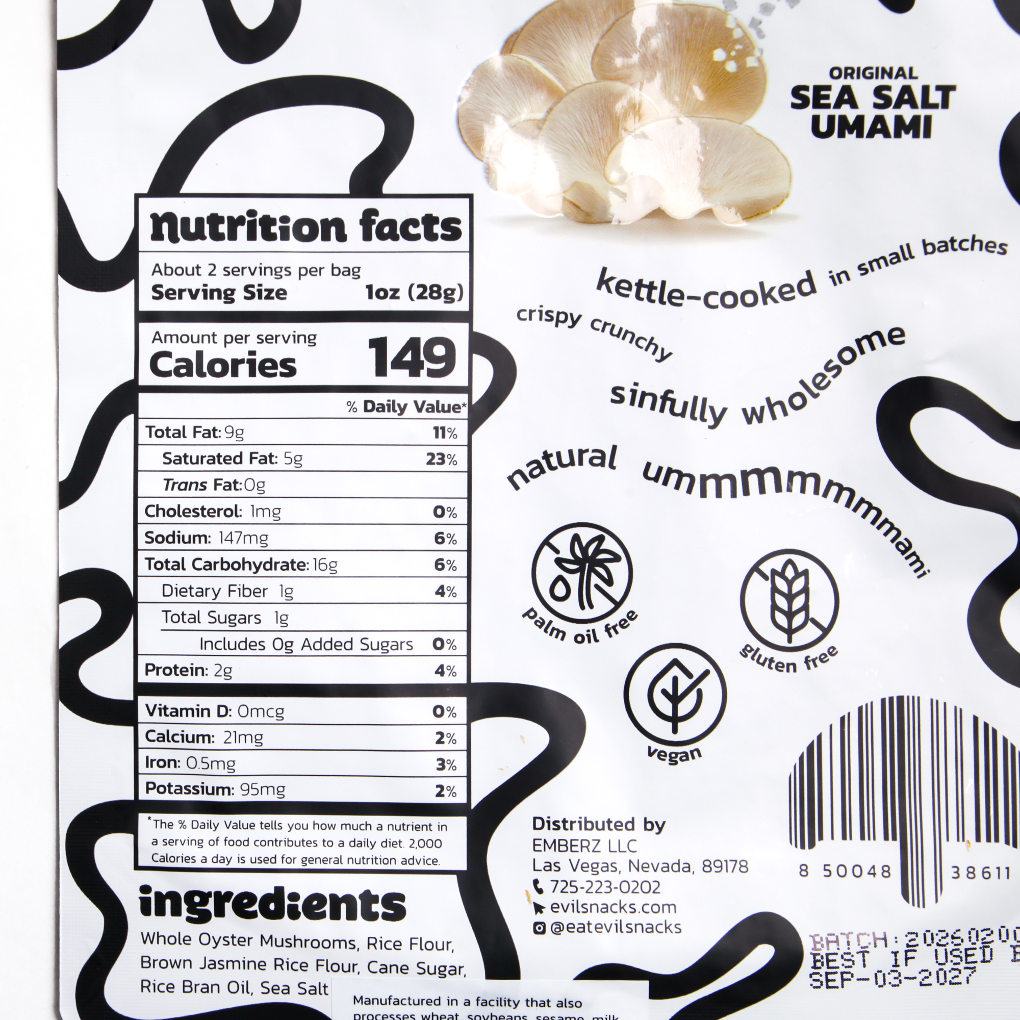 Crunchy Mushroom Chips - Evil Snacks