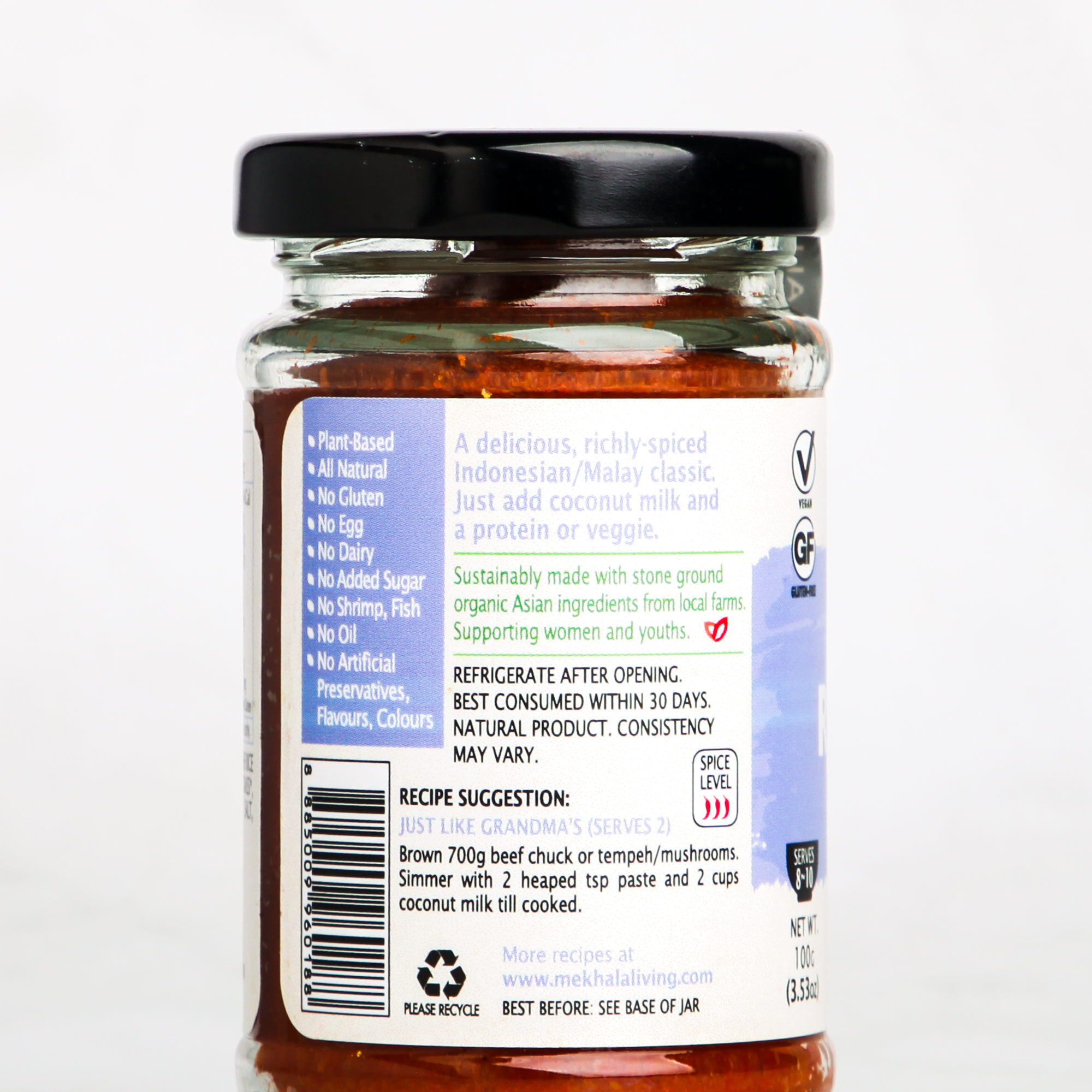 Organic Rendang Paste - Mekhala