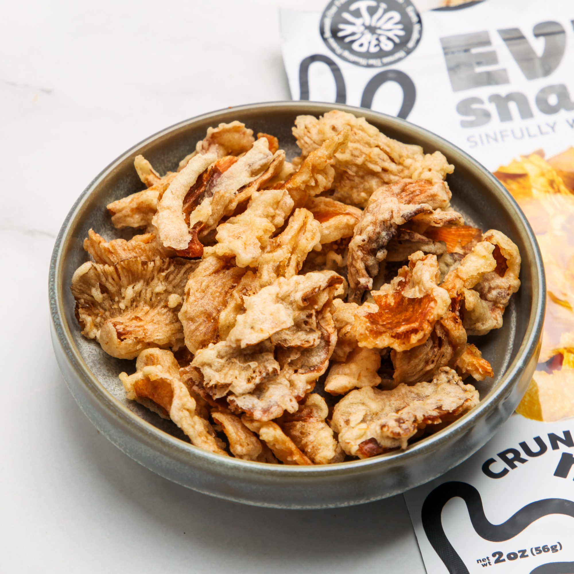 Crunchy Mushroom Chips - Evil Snacks