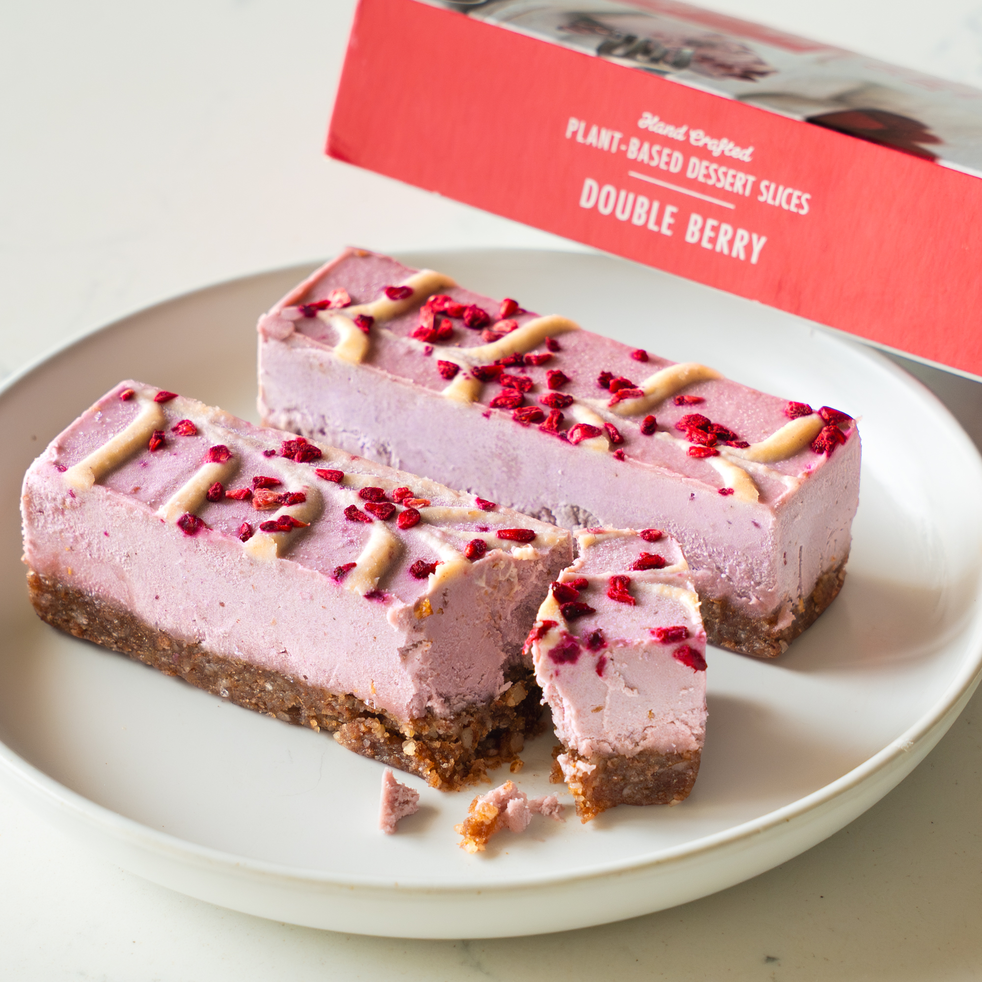 Dessert Slices Double Berry - The Damn Good Food Co
