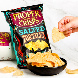 Salted tortilla chips - Proper Crisps