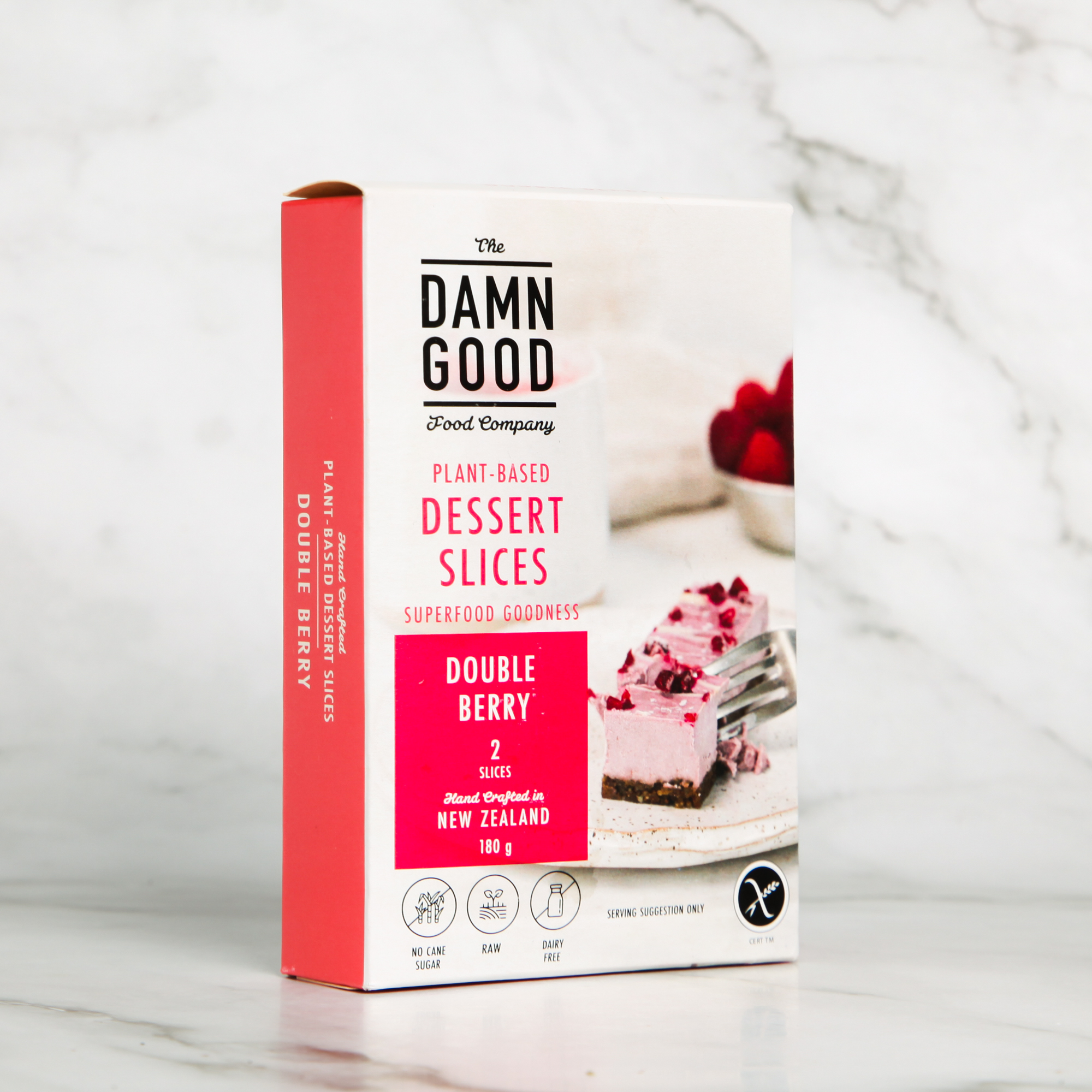 Dessert Slices Double Berry - The Damn Good Food Co