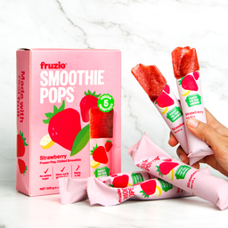 Strawberry Smoothie Pops - Fruzio