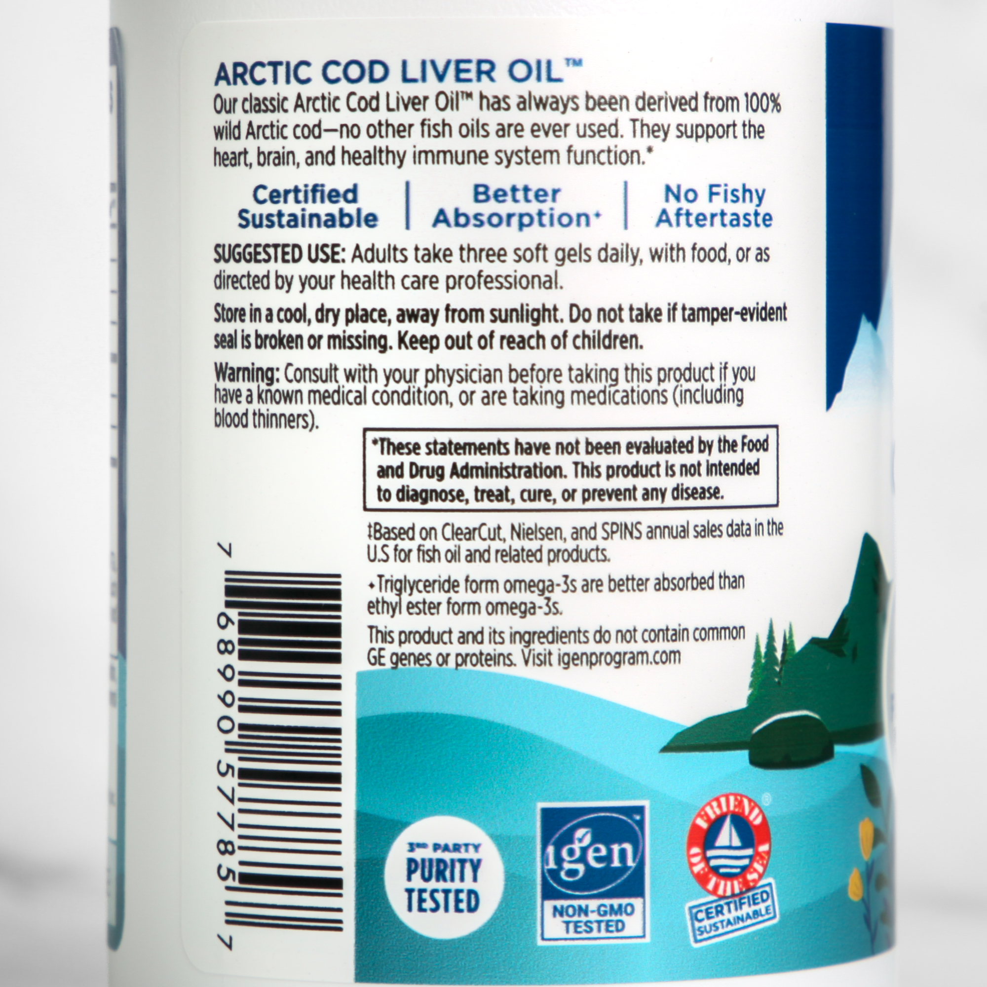 Arctic Cod Liver Oil - Nordic Naturals