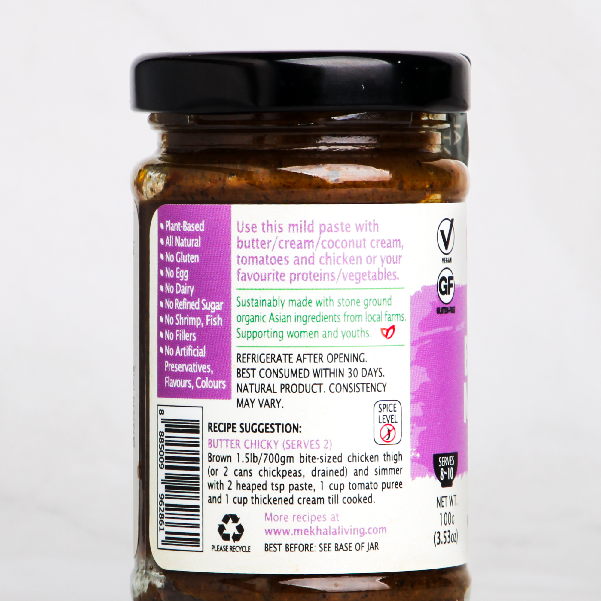 Organic Butter Masala Paste - Mekhala