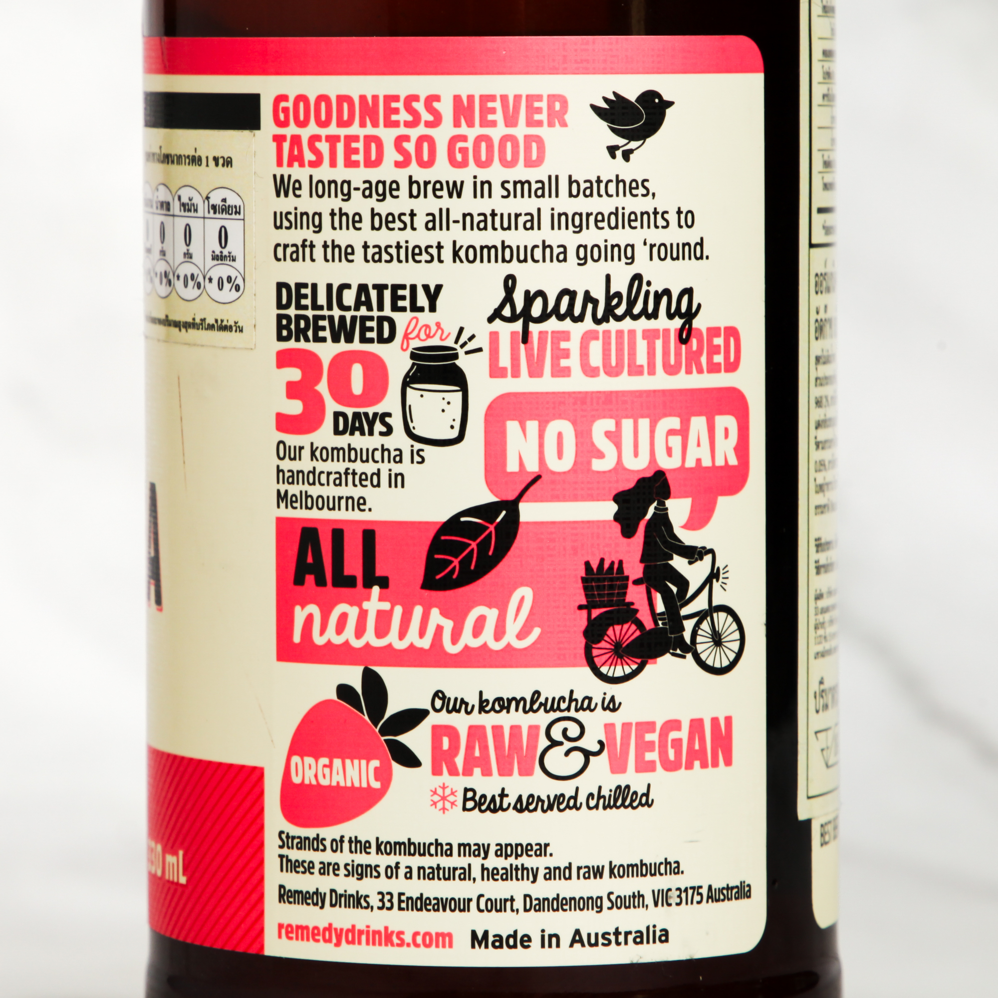 Remedy Wild Berry Kombucha 