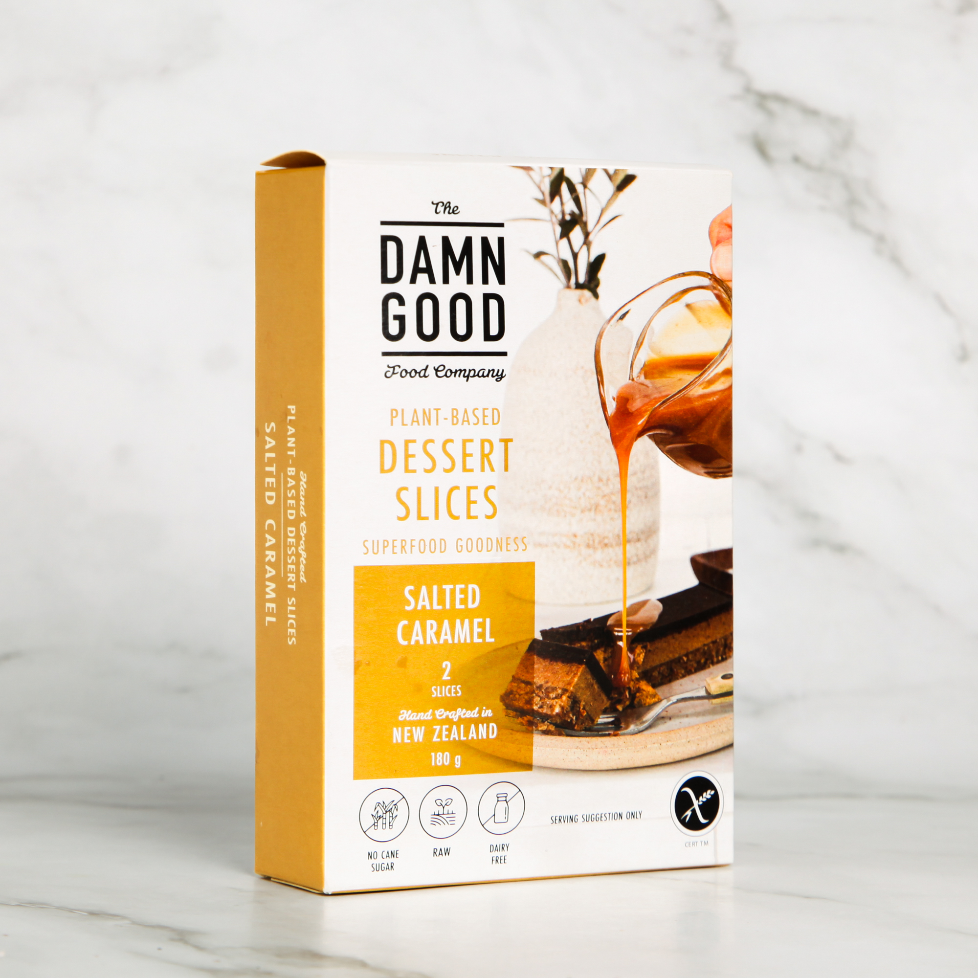 Dessert Slices Salted Caramel - The Damn Good Food Co 