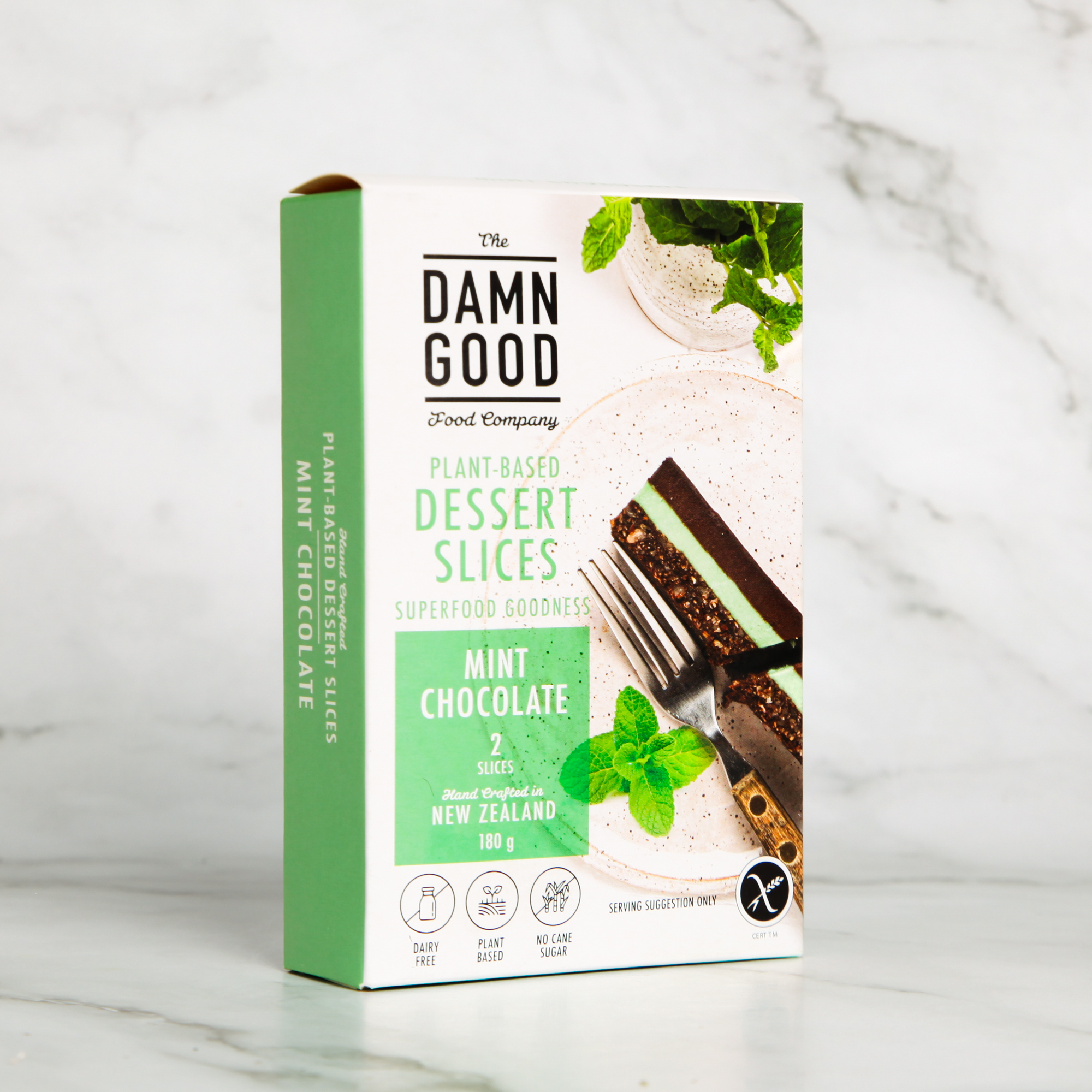 Dessert Slices Mint Chocolate - The Damn Good Food Co