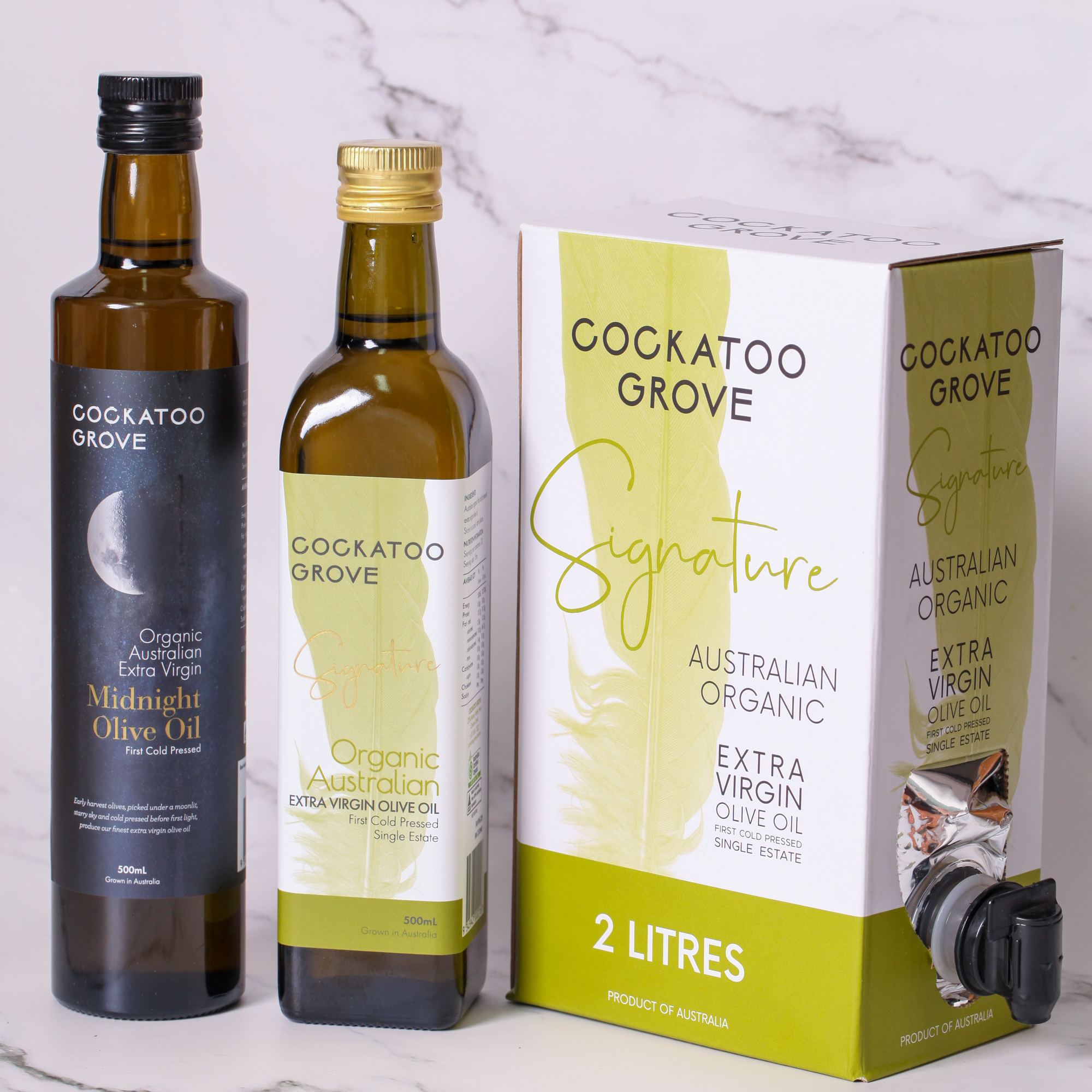 Signature Organic Extra Virgin Olive Oil 2L - Cockatoo Grove