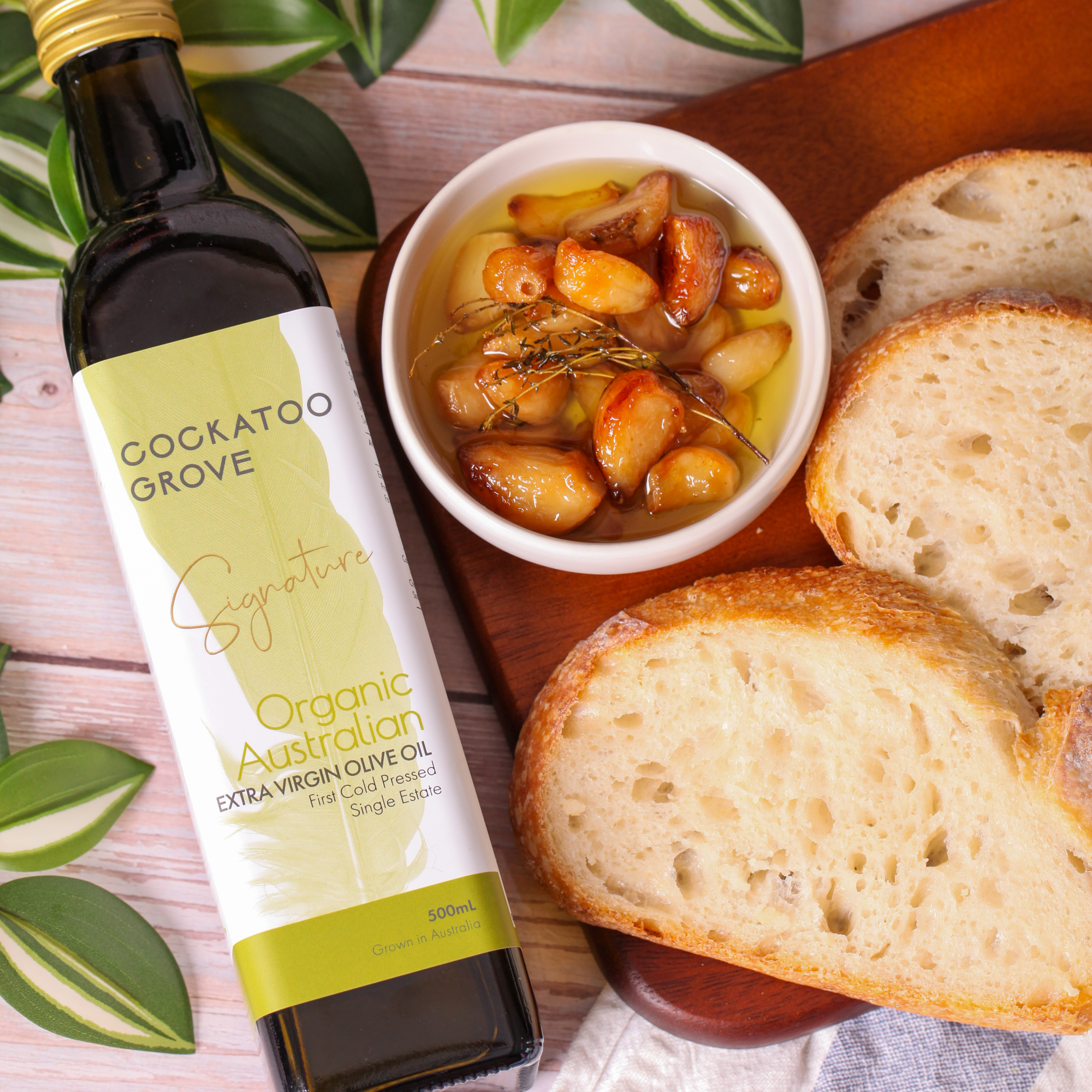 Signature Organic Extra Virgin Olive Oil 2L - Cockatoo Grove