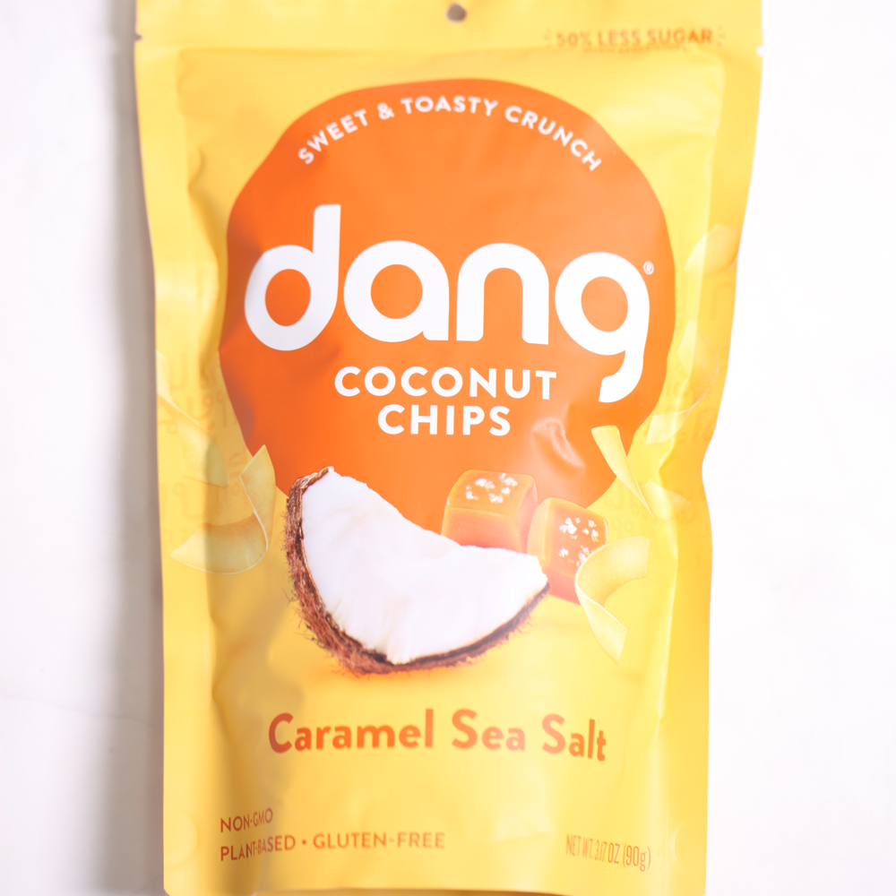 Coconut Chips, Caramel Sea Salt - Dang Foods