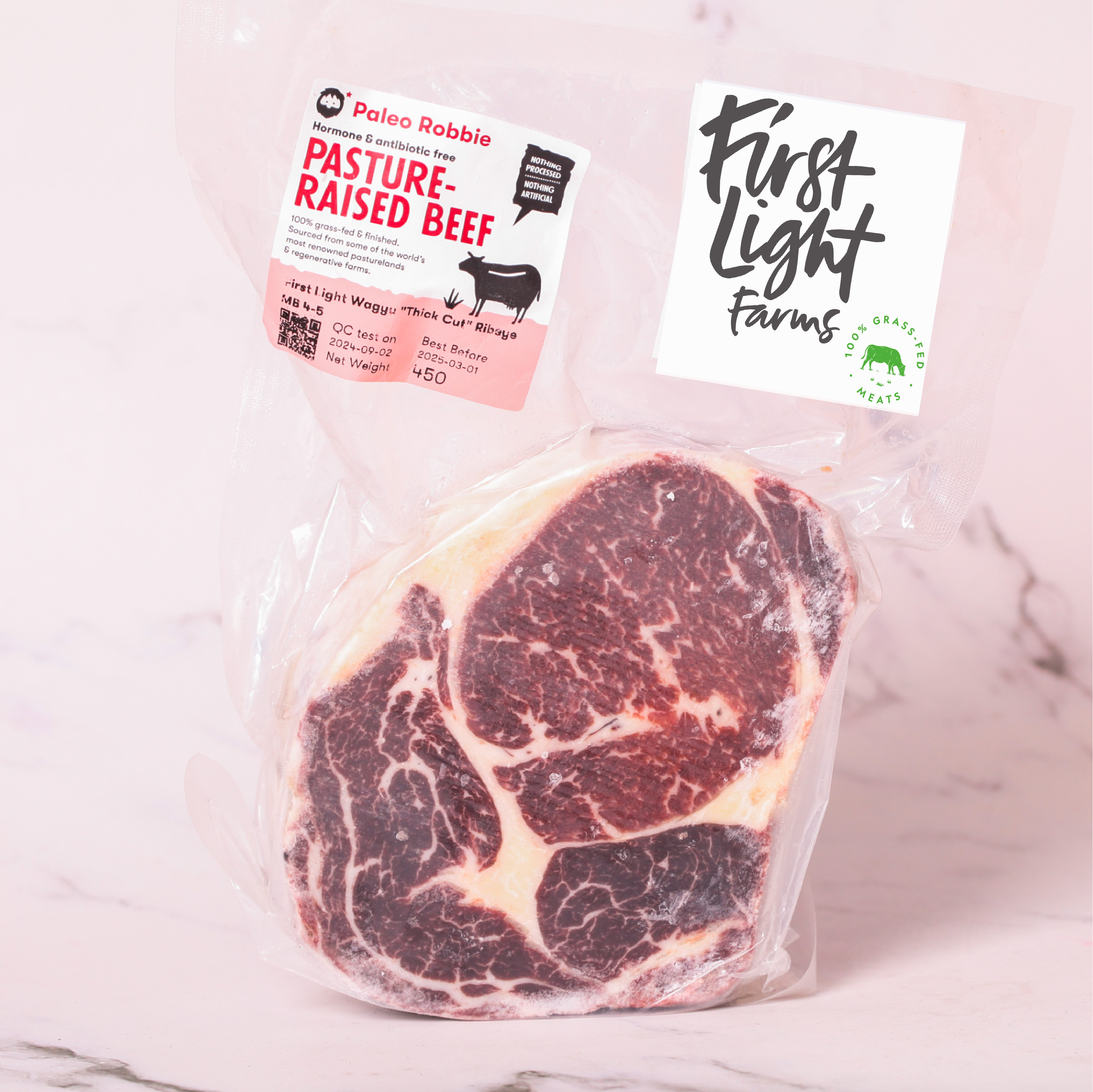First Light Wagyu "Thick Cut" Ribeye MB 4-5