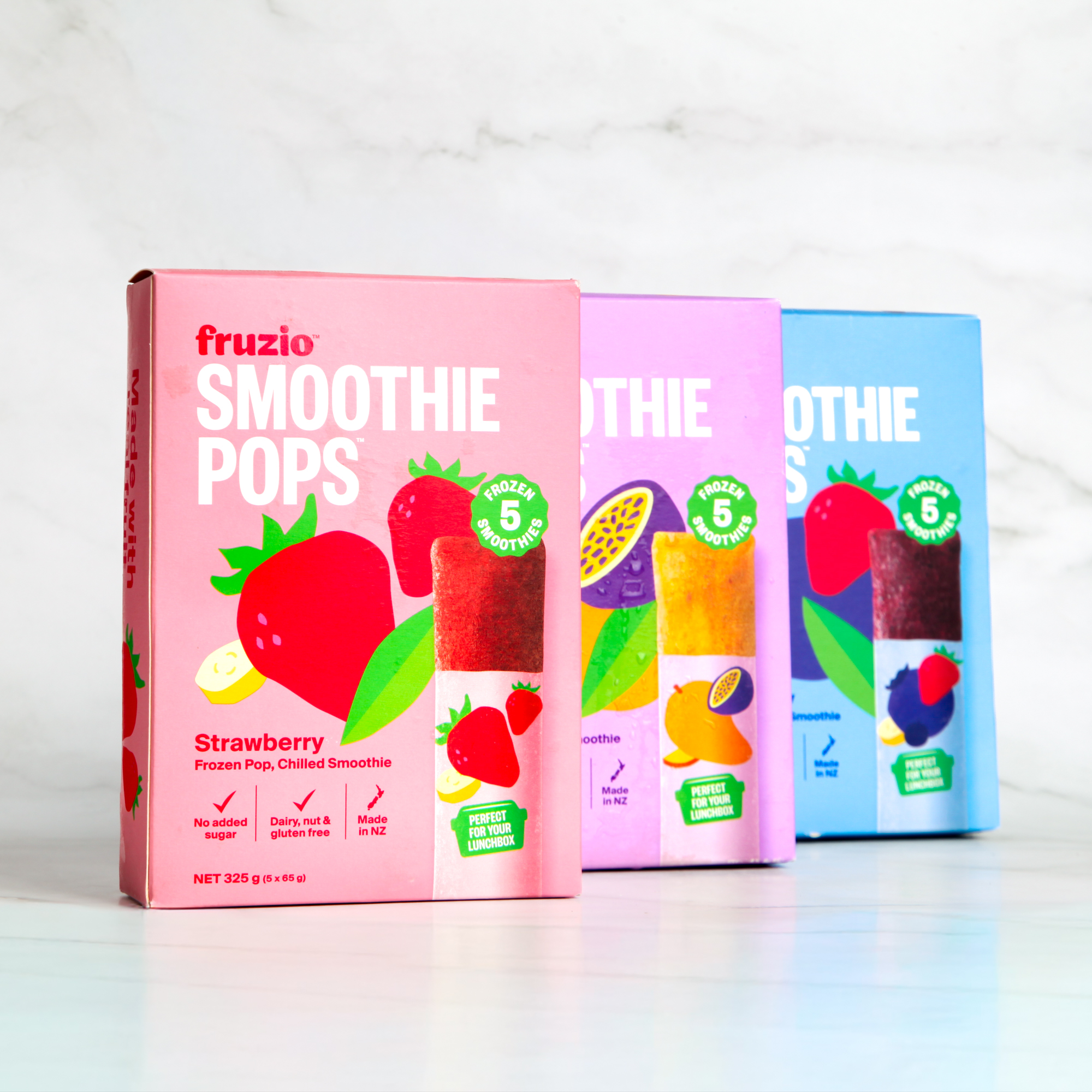 Tropical Mix Smoothie Pops - Fruzio