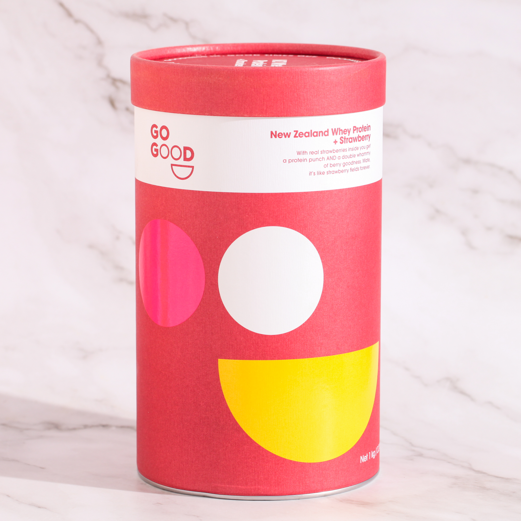 GoGood Grass-fed Whey Protein Powder Strawberry Flavor