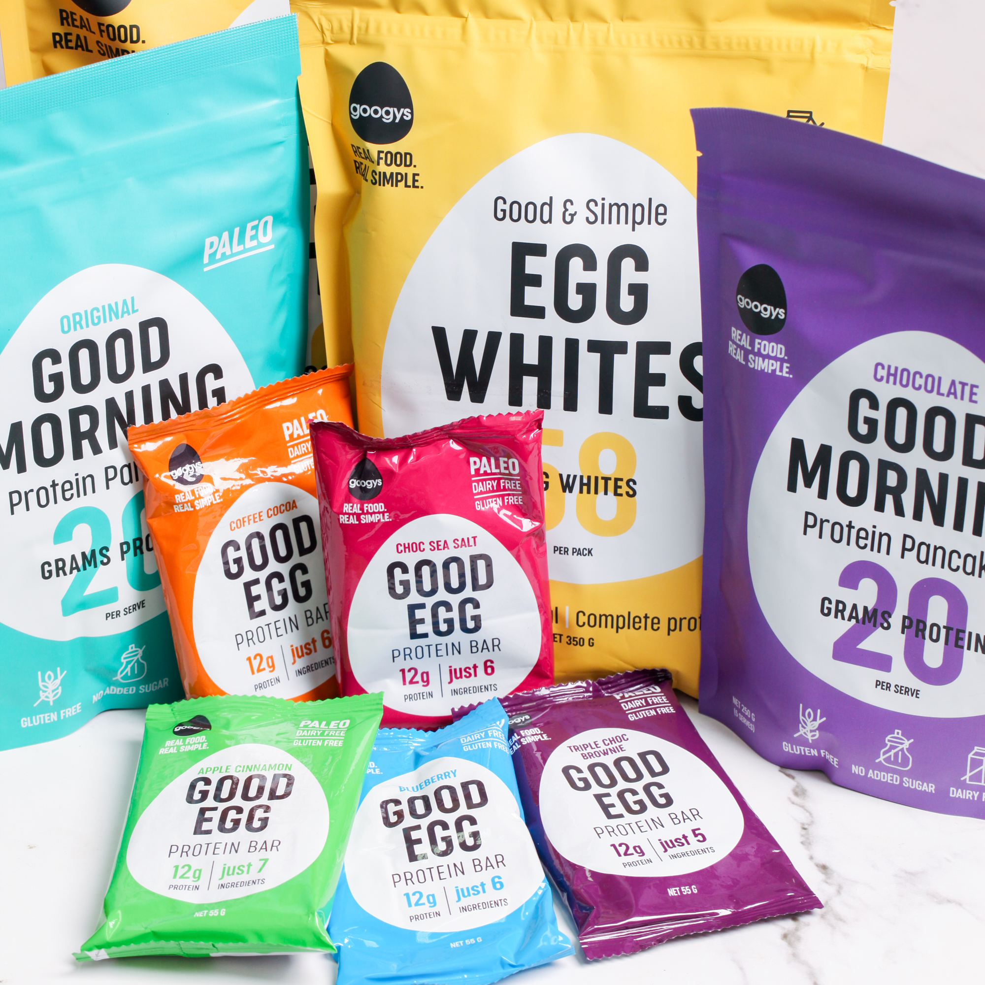 Pure Egg White Protein Powder 1KG - Googys