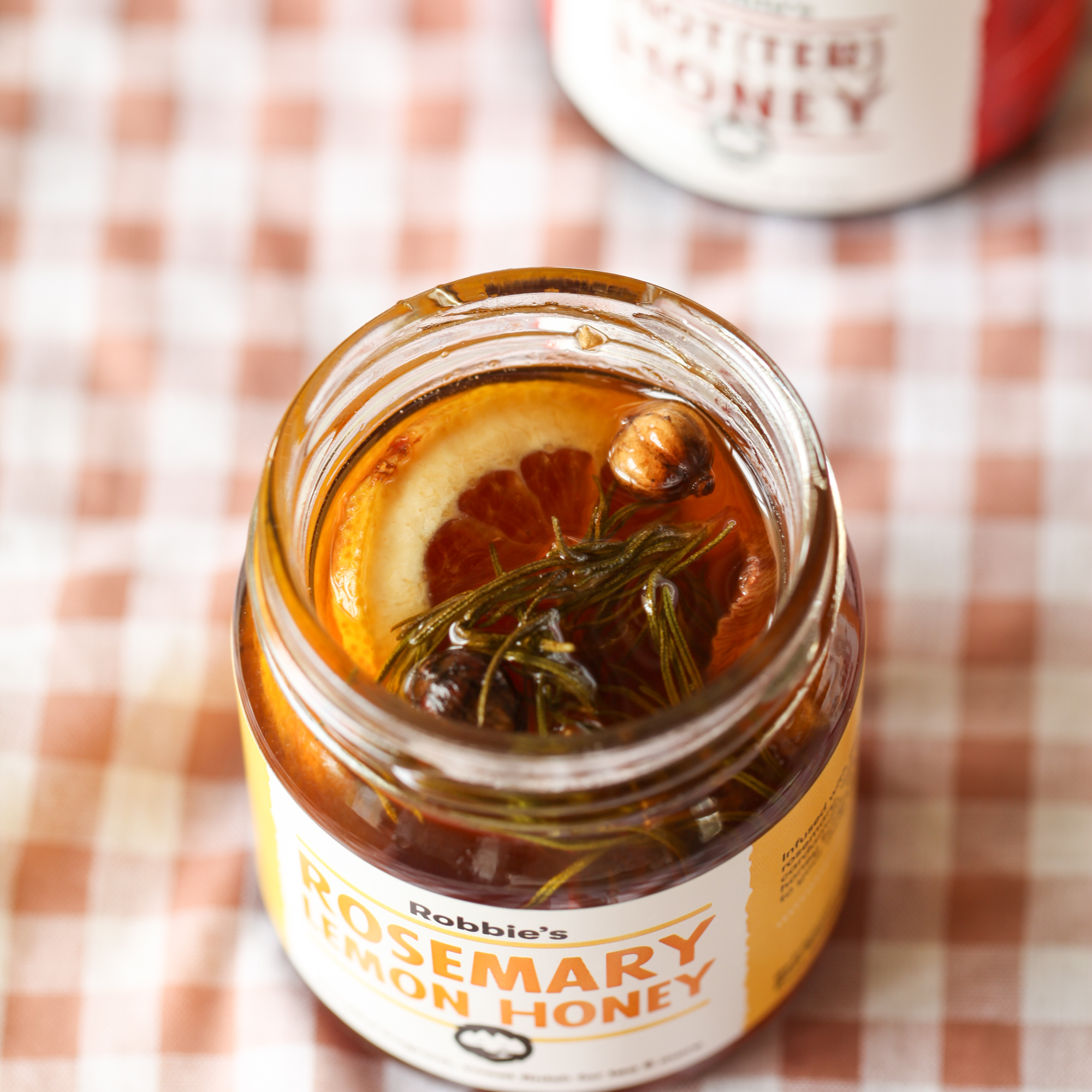 Robbie's Rosemary Lemon Infused Honey