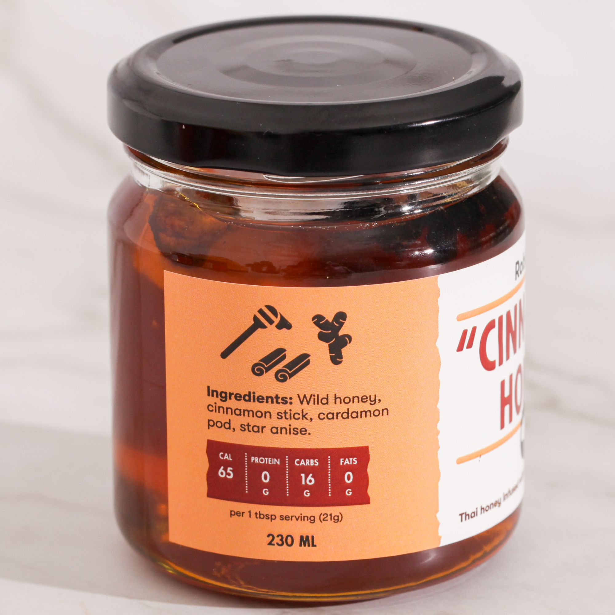 Robbie's Cinnamon Ginger Infused Honey