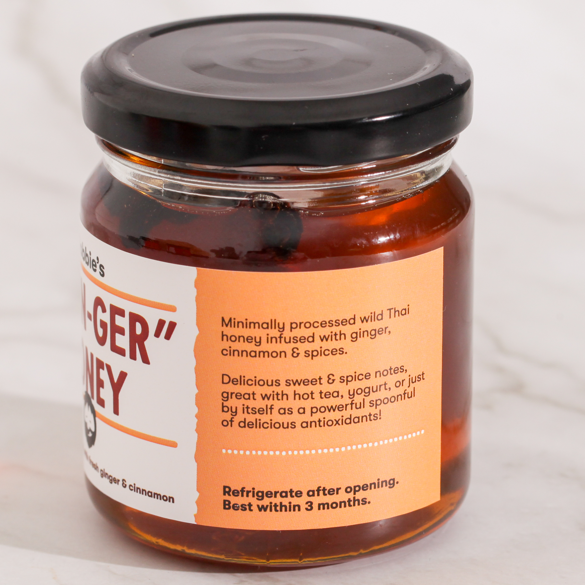 Robbie's Cinnamon Ginger Infused Honey