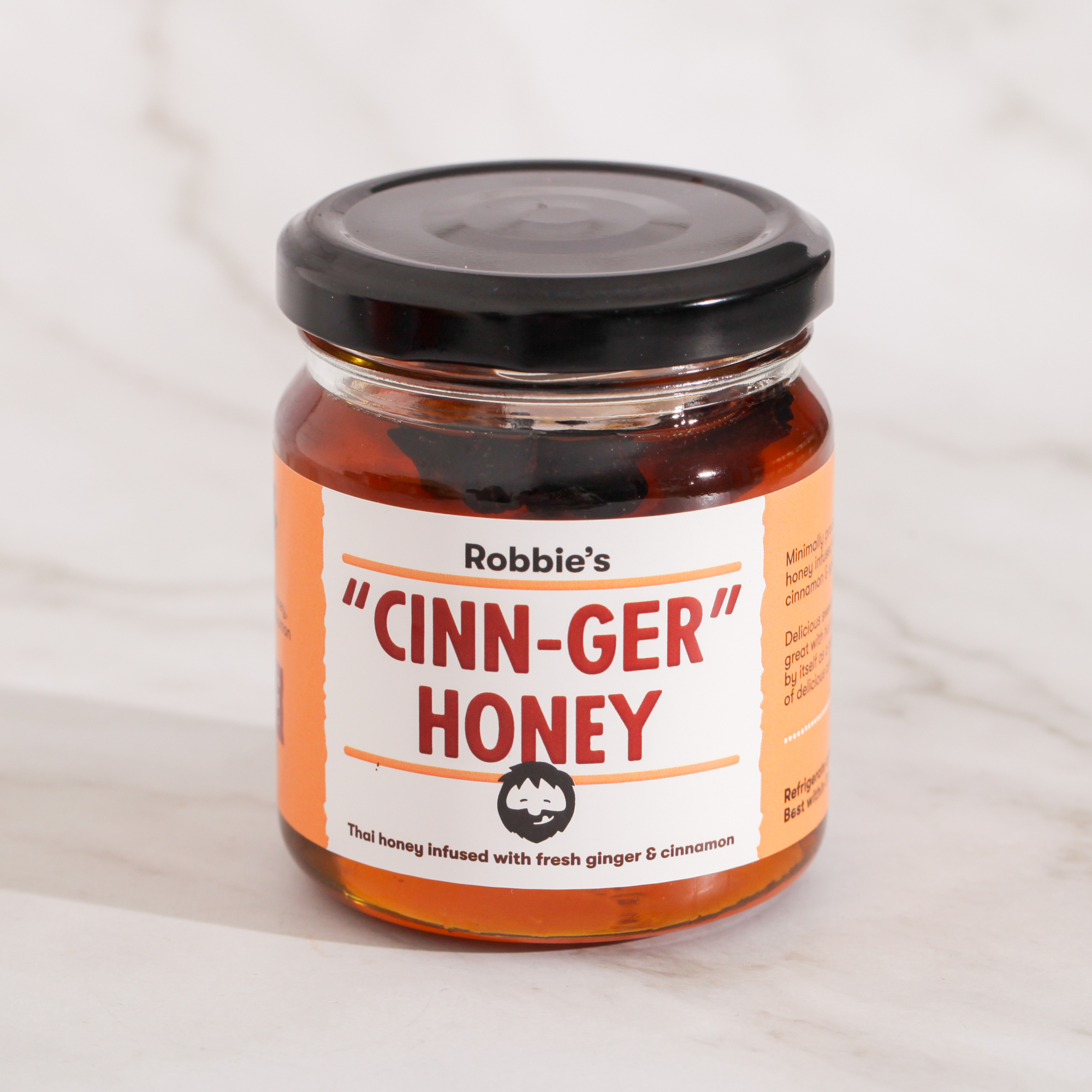 Robbie's Cinnamon Ginger Infused Honey