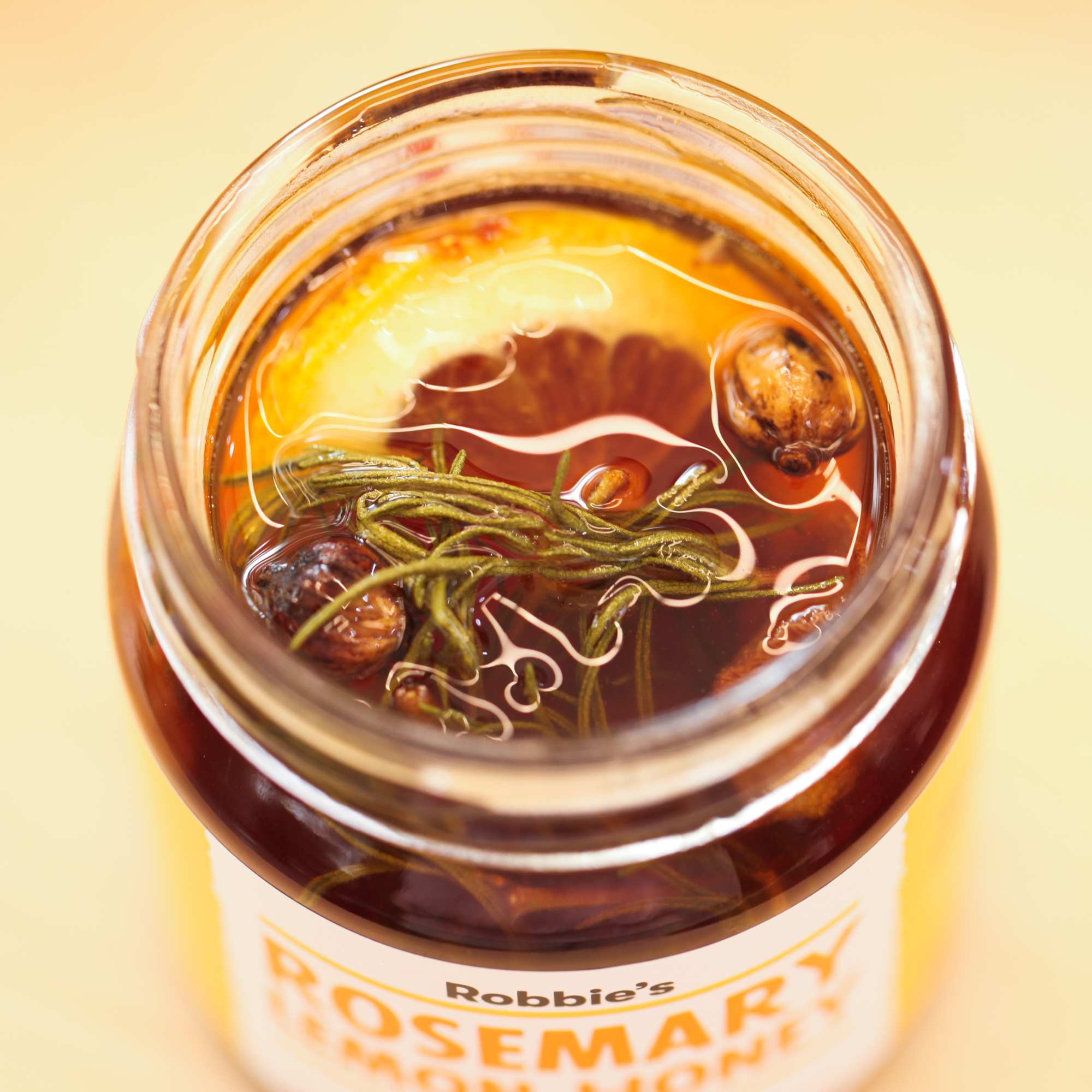 Robbie's Rosemary Lemon Infused Honey