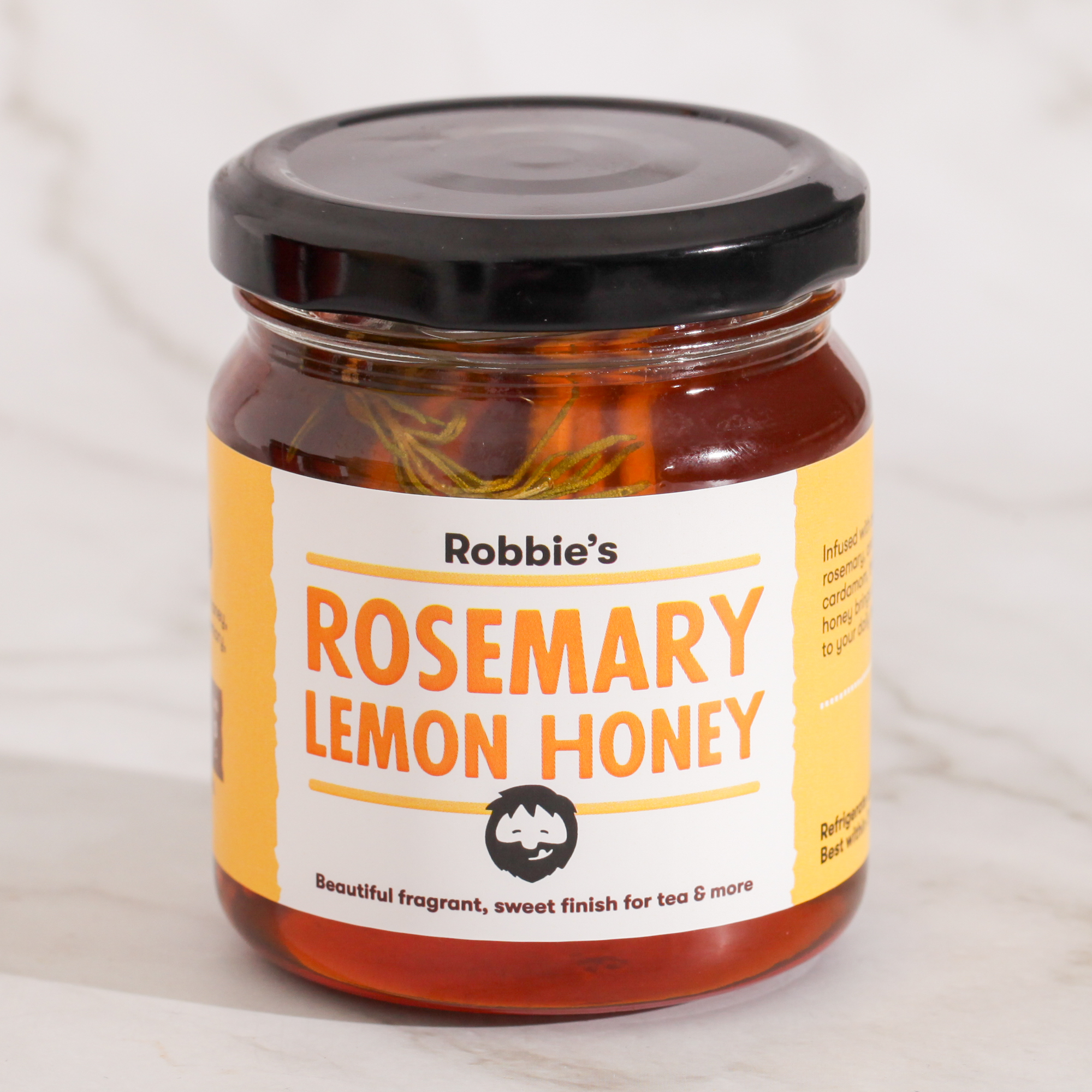 Robbie's Rosemary Lemon Infused Honey