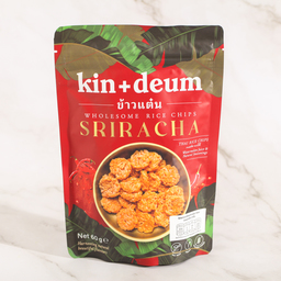 Sriracha Rice Chips - kin+deum