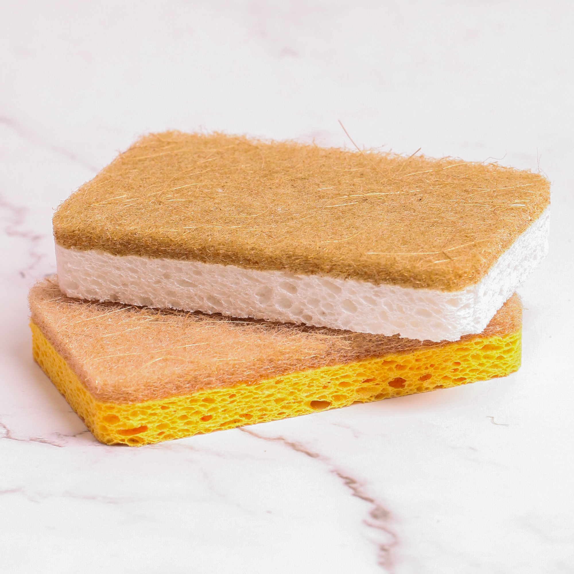 LAGA Natural Sisal Fiber & Wood Pulp Cellulose Dishwash Sponge