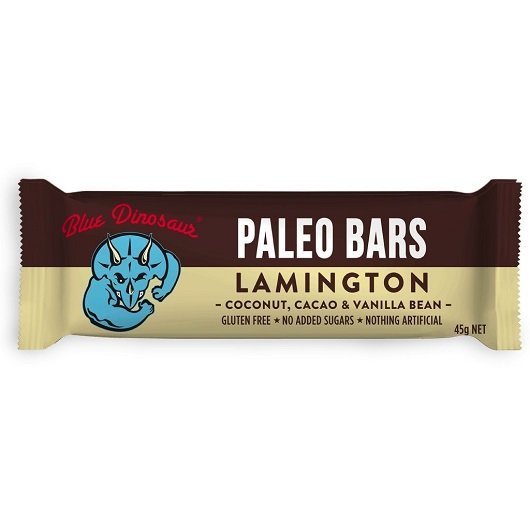 Blue Dinosaur Paleo Bar - The Lamington