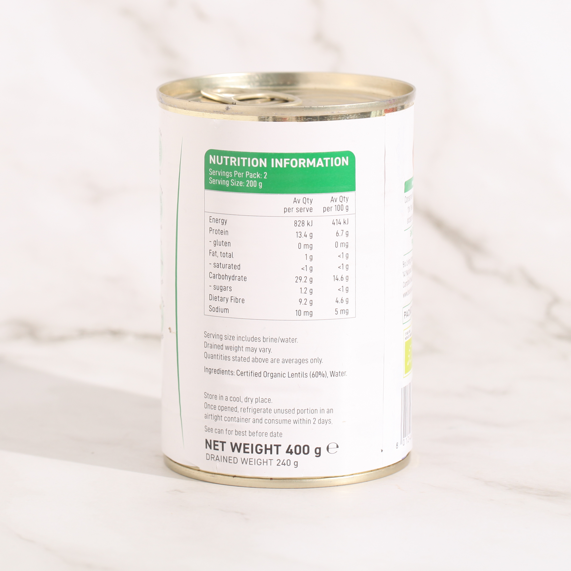 Organic Lentils - Manfuso