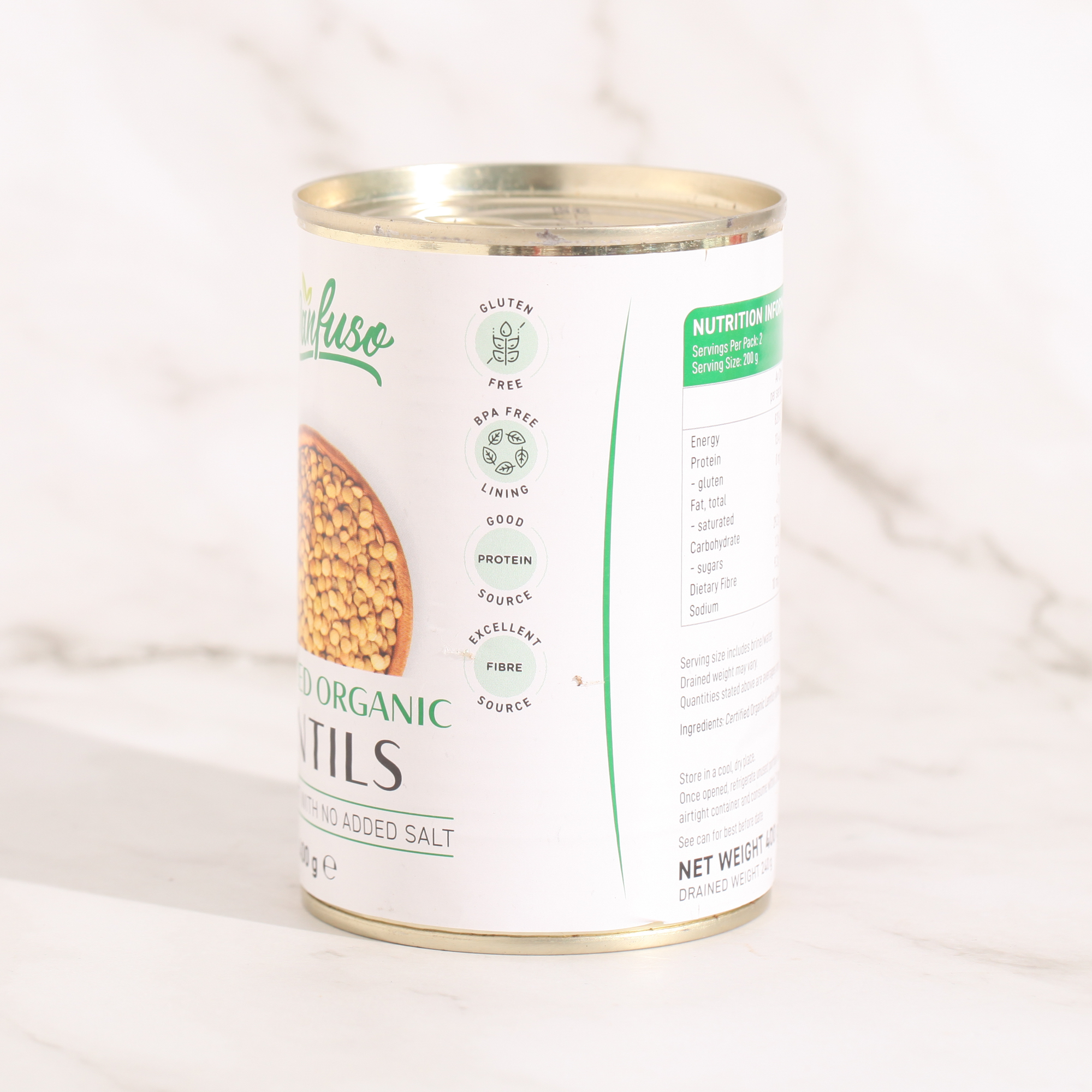 Organic Lentils - Manfuso