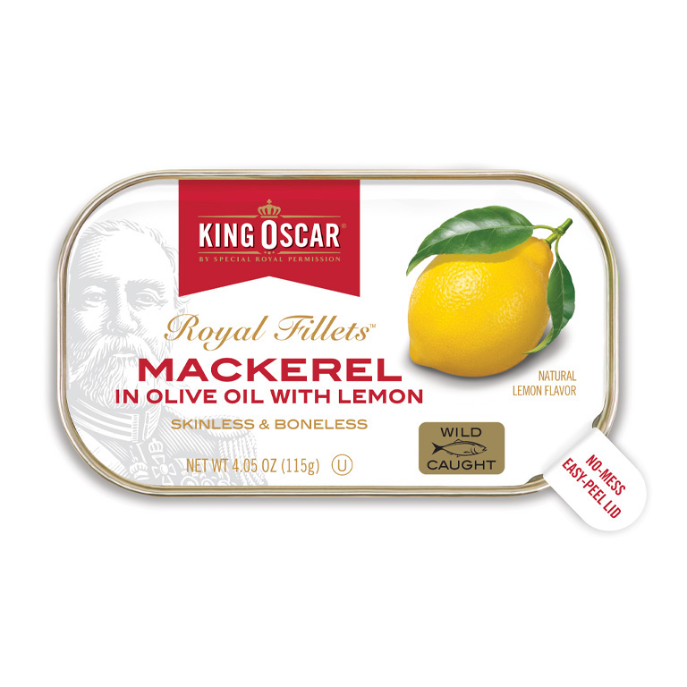 Wild Royal Mackerel Fillet in Olive Oil with Lemon
