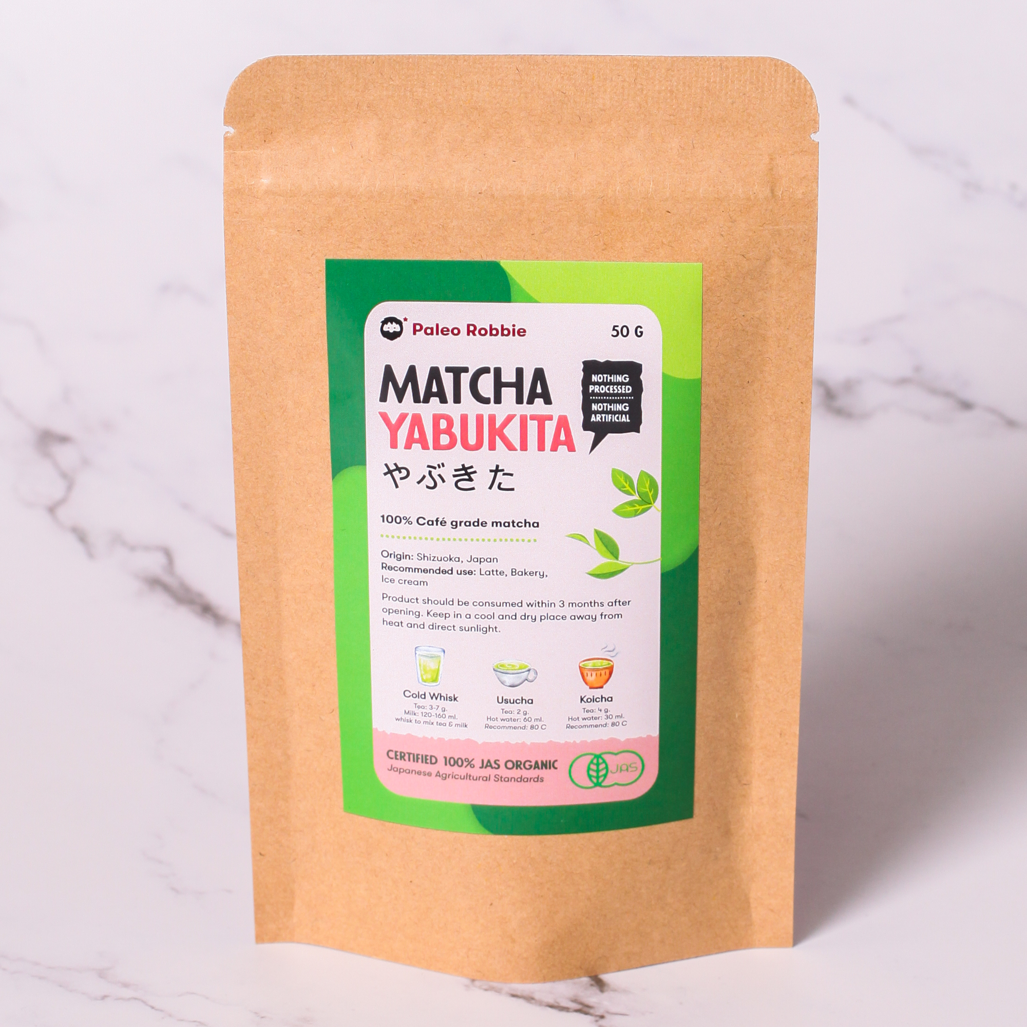 Organic "Café" Grade Matcha Yabukita