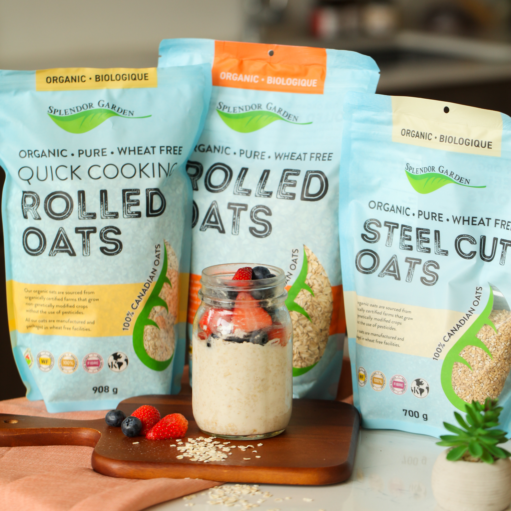 Organic Steel Cut Oats - Splendor Garden