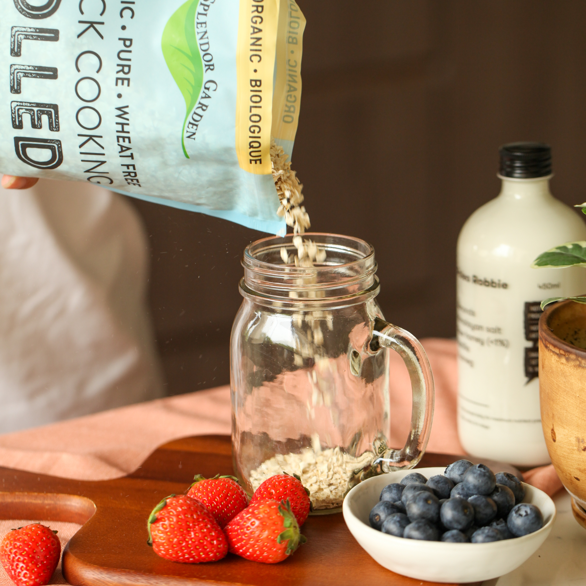 Organic Quick Rolled Oats - Splendor Garden