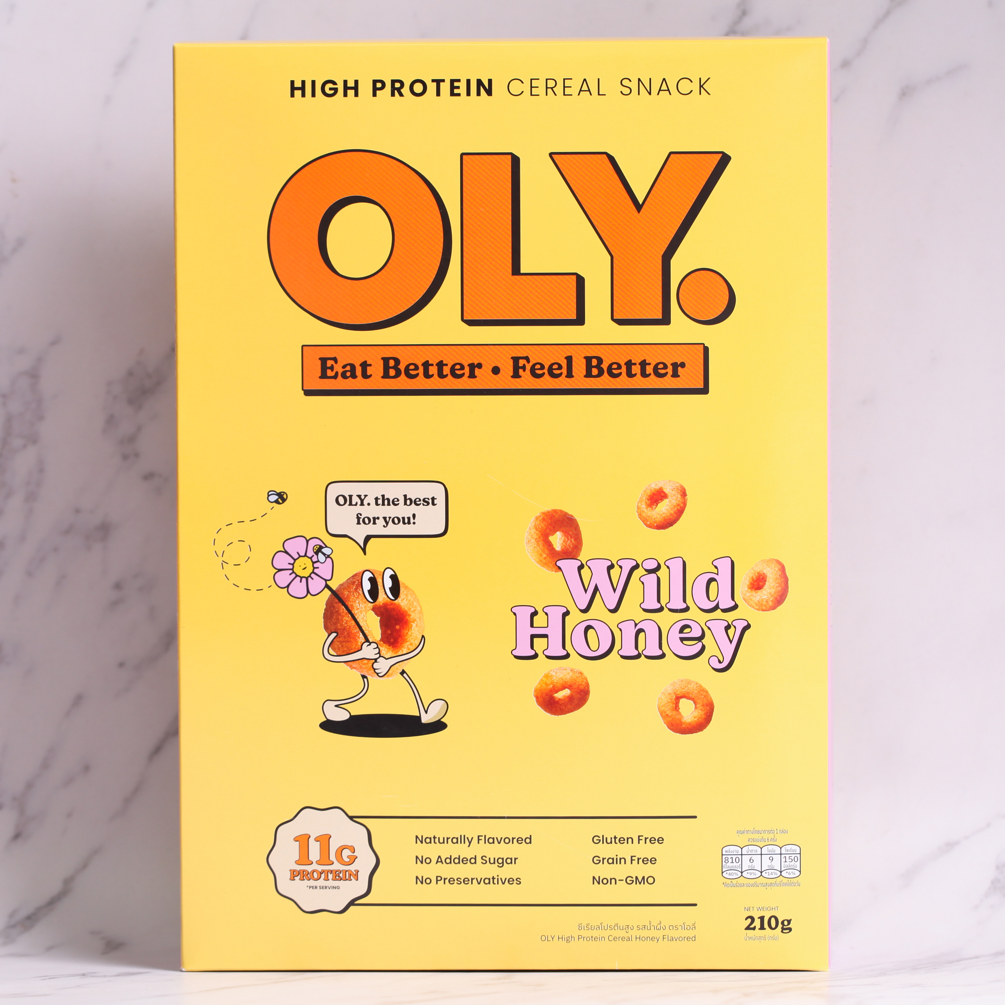 OLY High Protein Cereal - Wild Honey